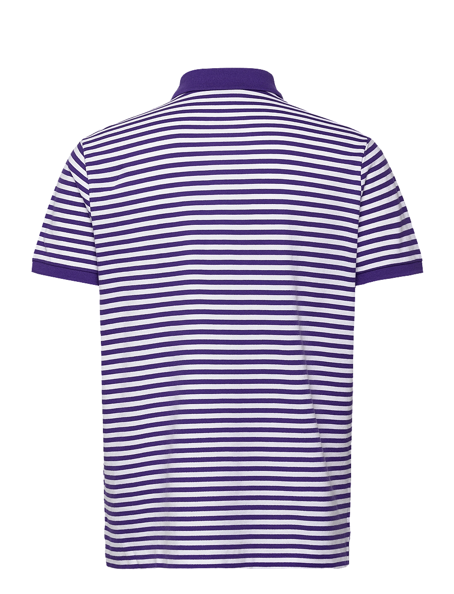 Polo Ralph Lauren - 20/1 YD MESH-SSL-PSH - kurzärmelig - cabana purple/whi - 2