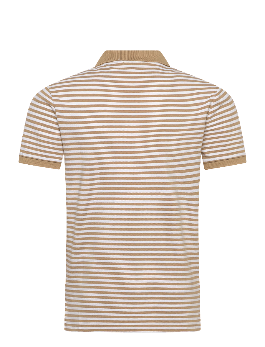 Polo Ralph Lauren - 20/1 YD MESH-SSL-PSH - short-sleeved polos - vintage khaki/whi - 1