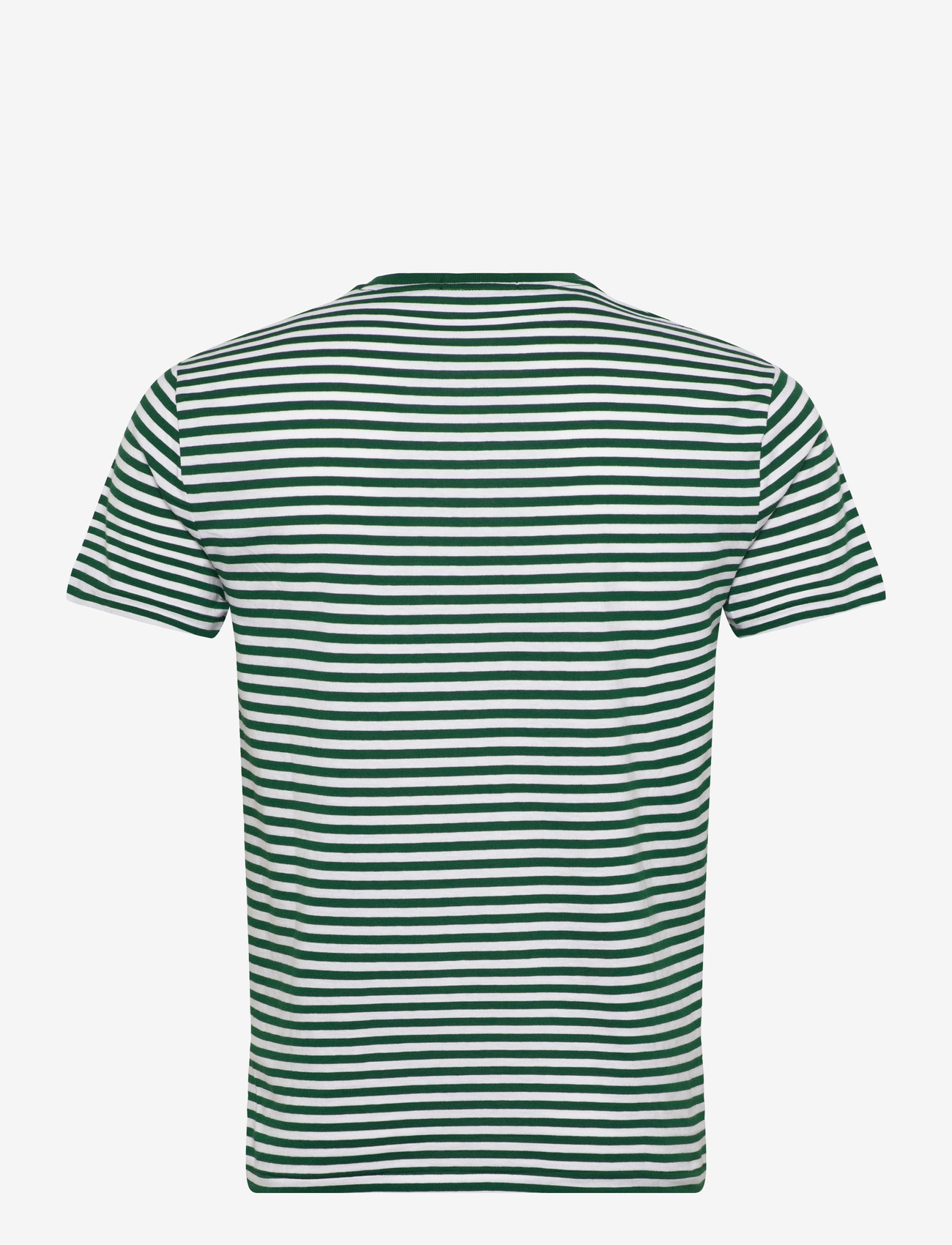 Polo Ralph Lauren - Custom Slim Fit Striped Jersey T-Shirt - lühikeste varrukatega t-särgid - new forest/white - 1