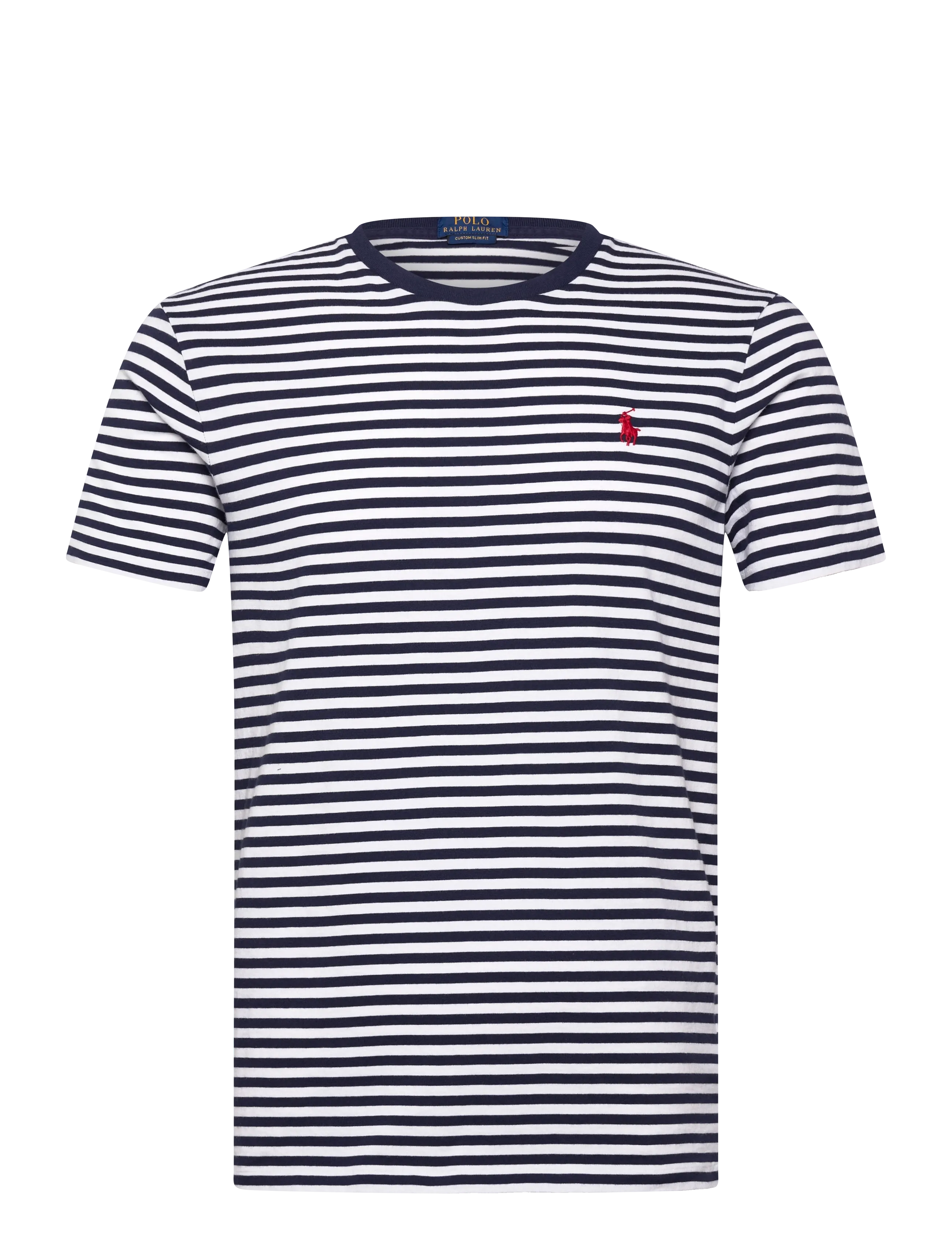 Polo Ralph Lauren 26/1 JERSEY-SSL-TSH - Kleidung - NEWPORT NAVY/WHIT / navy