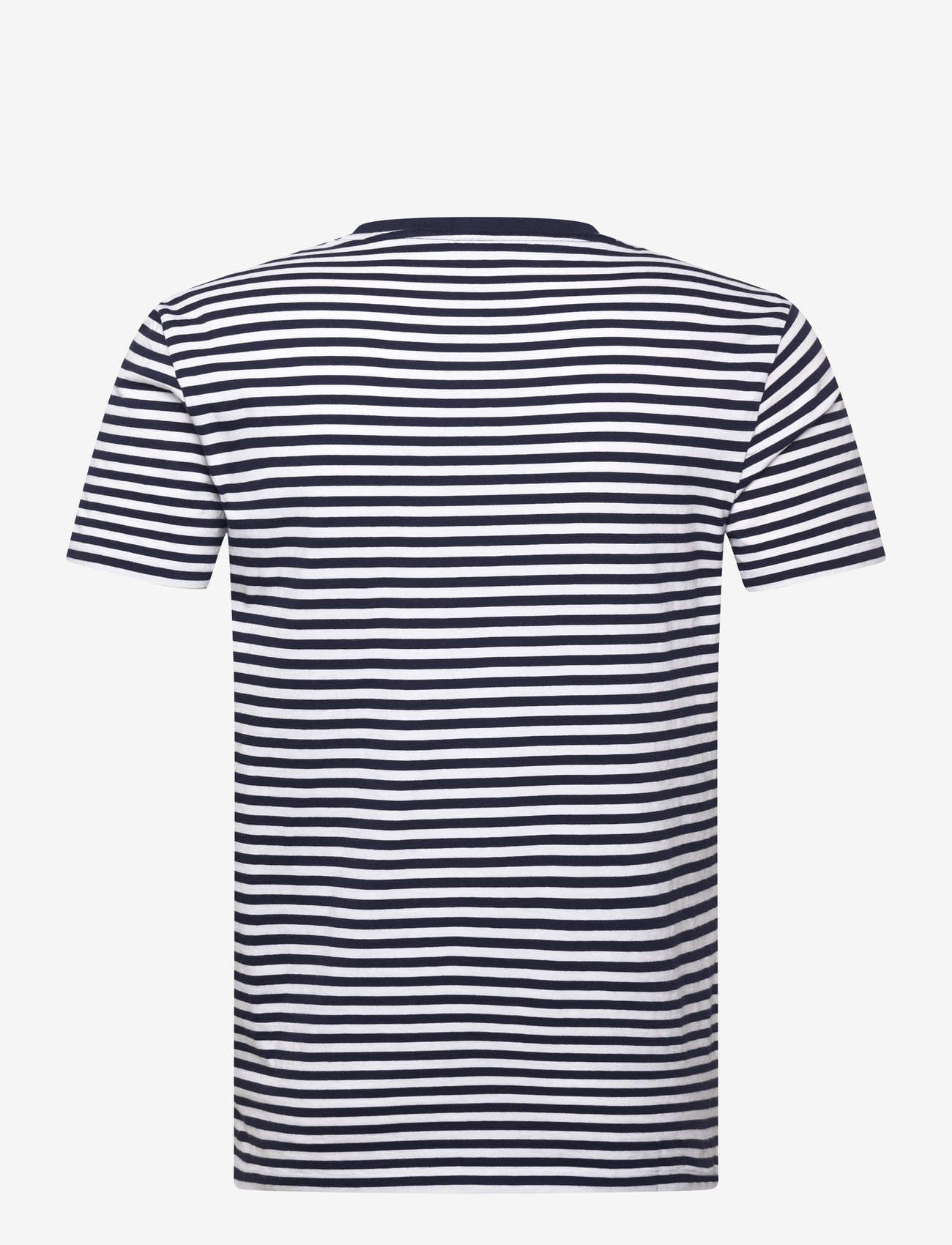 Polo Ralph Lauren - Custom Slim Fit Striped Jersey T-Shirt - lühikeste varrukatega t-särgid - newport navy/whit - 2