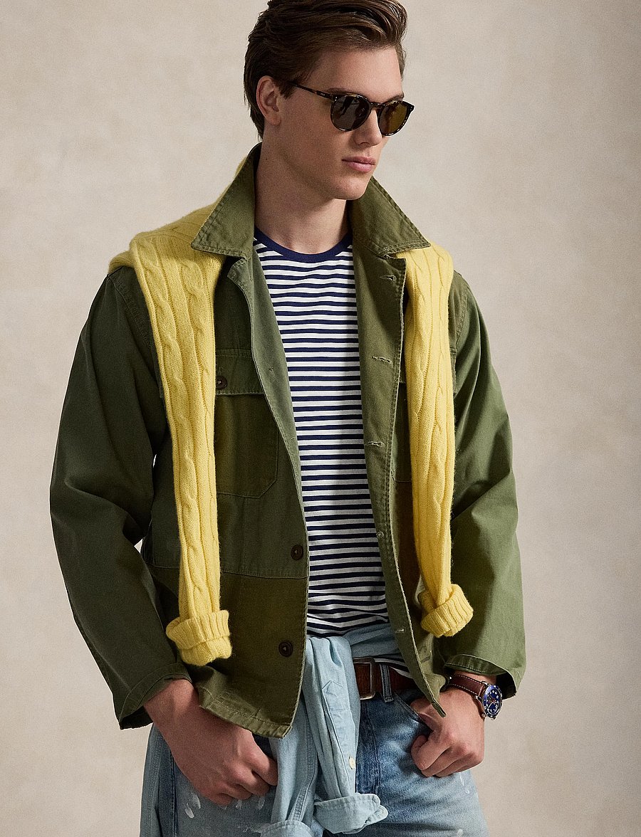 Polo Ralph Lauren - Custom Slim Fit Striped Jersey T-Shirt - kurzärmelig - newport navy/whit - 5