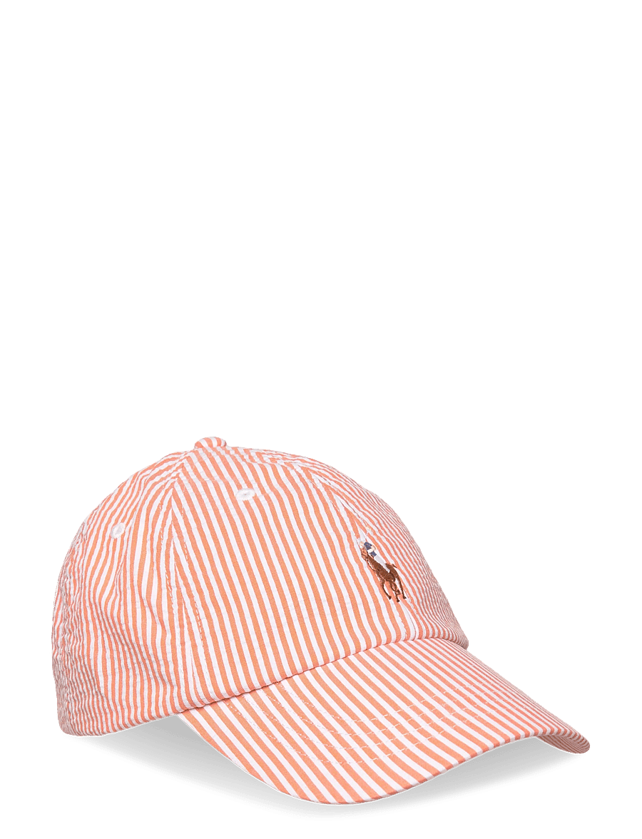 Polo Ralph Lauren - Seersucker Ball Cap - kasketter - classic peach see - 0