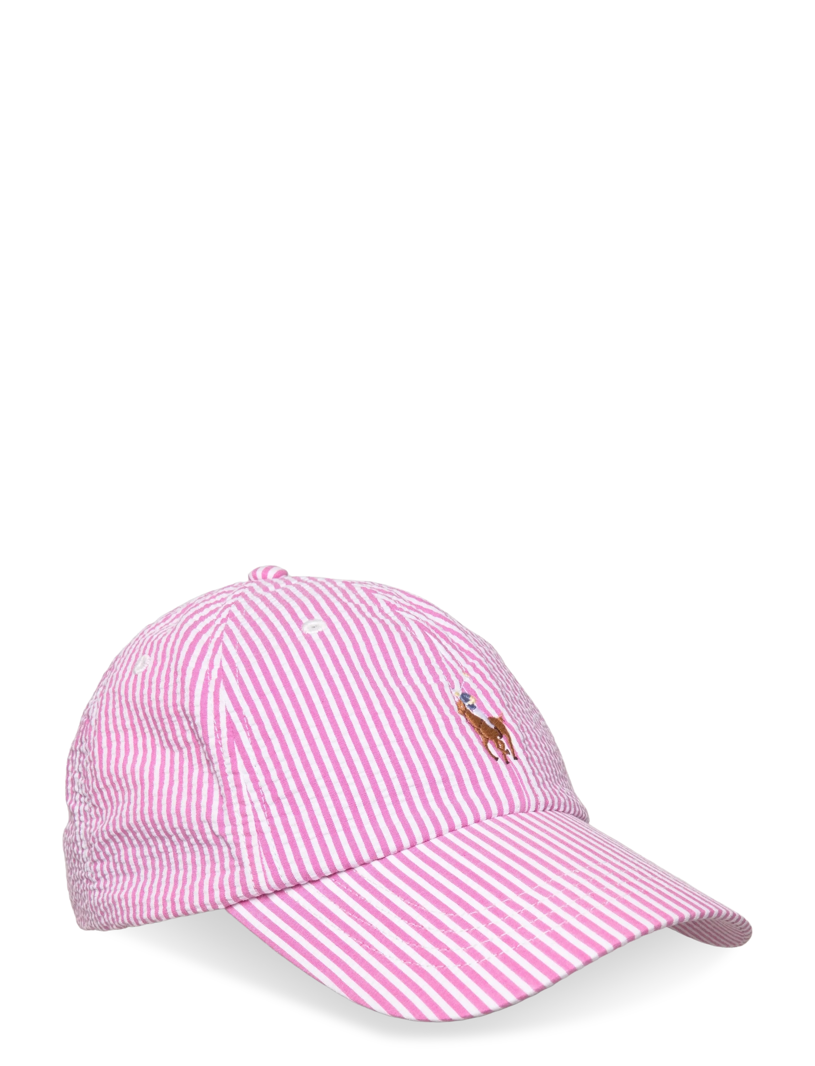 Polo Ralph Lauren Seersucker Ball Cap, One Size, Headwear, Rosa - Caps, Männerswear