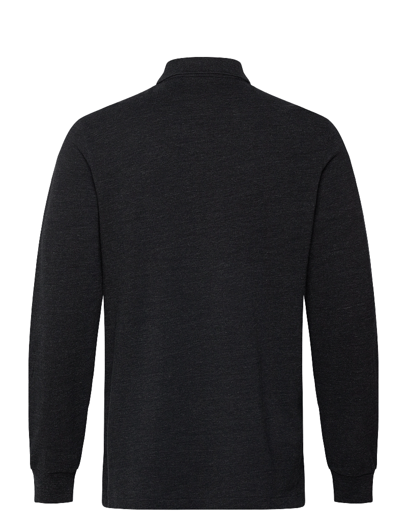 Polo Ralph Lauren - Classic Fit Logo Mesh Polo Shirt - langærmede poloer - black marl heathe - 1