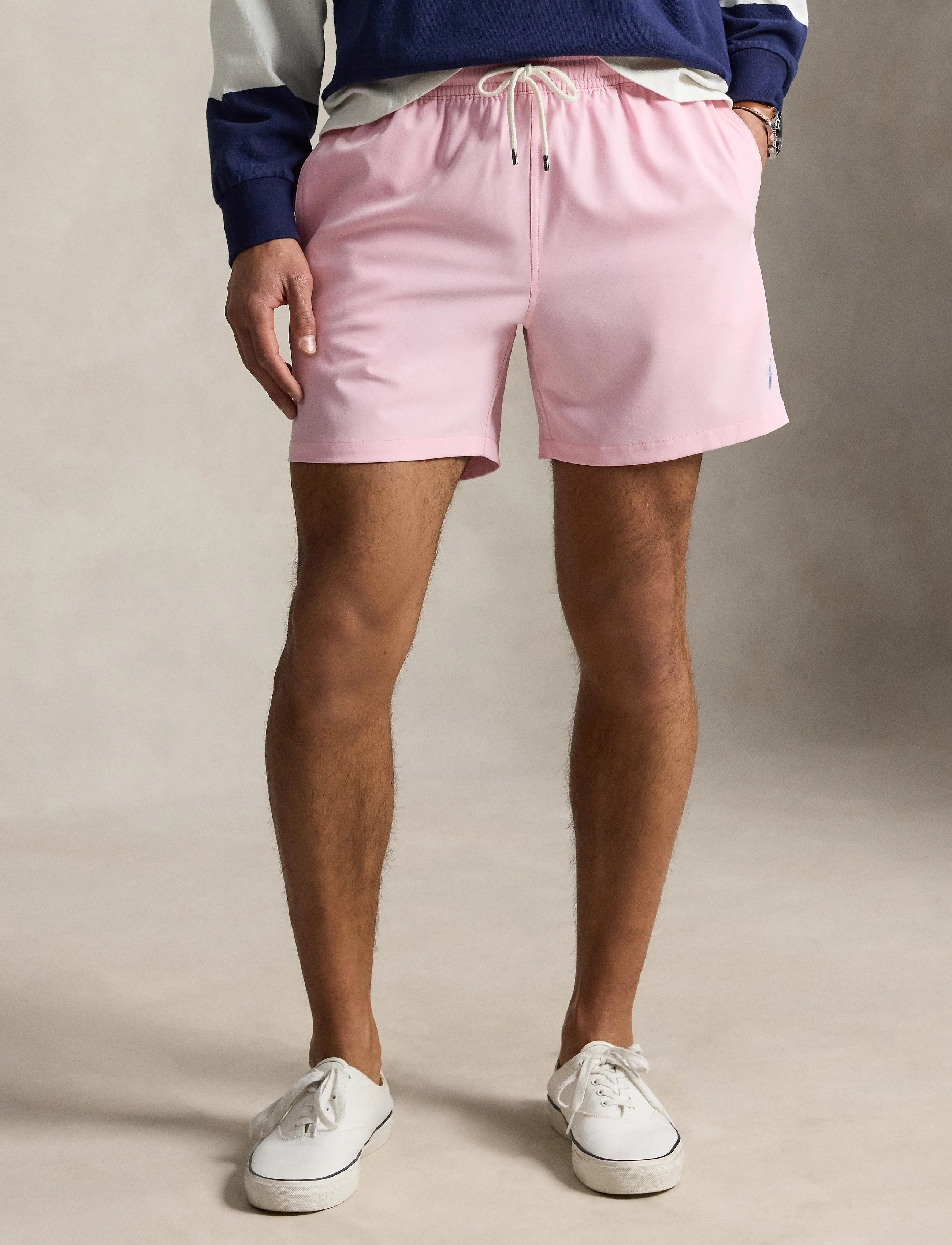 Polo Ralph Lauren 5.75-Inch Traveler Classic Swim Trunk, XL, Pink, Designere > Shorts, Herre