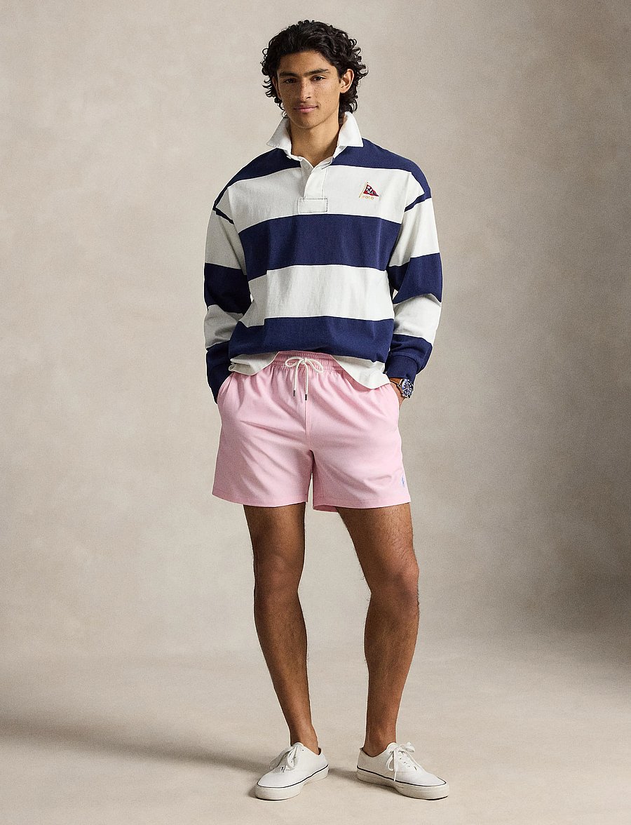 Polo Ralph Lauren - RECYCLED POLYESTER-TRAVELER SHORT - badehose - carmel pink/austi - 3