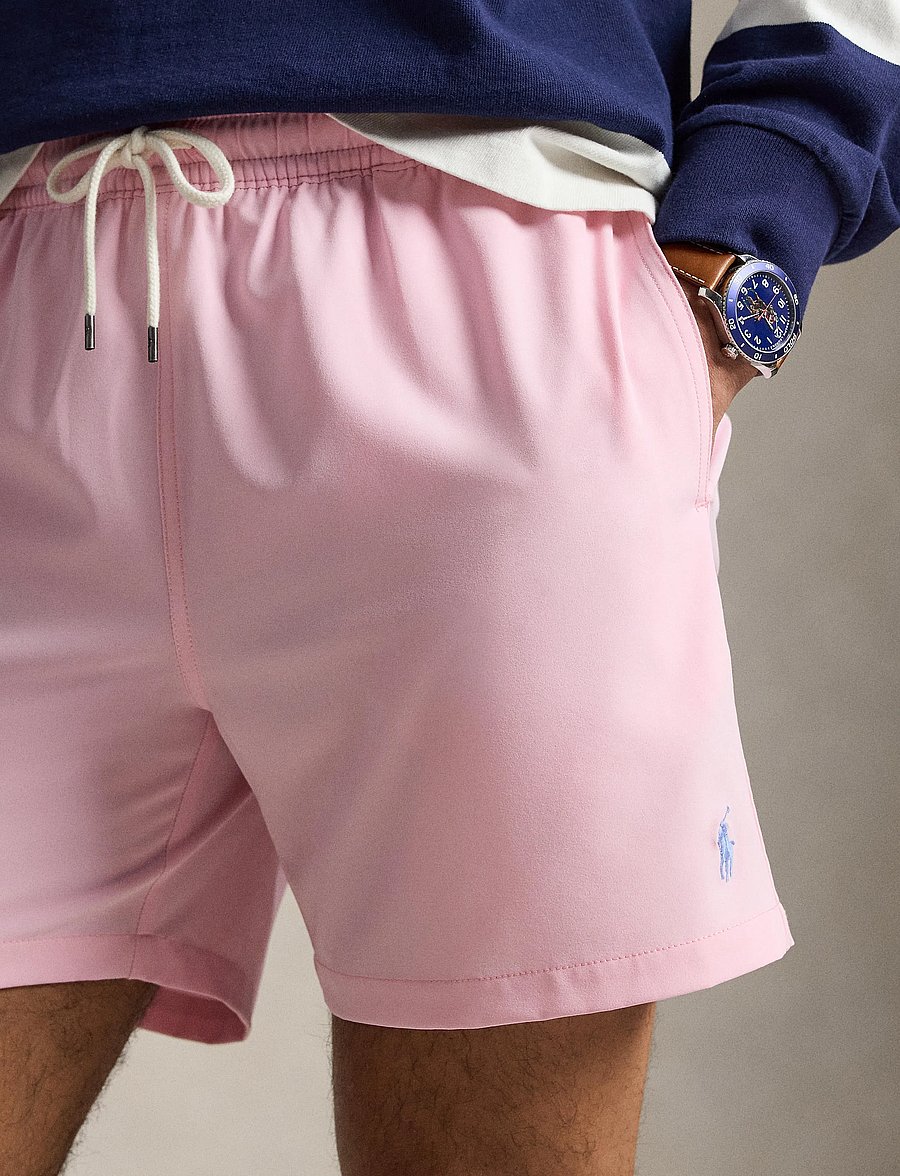 Polo Ralph Lauren - RECYCLED POLYESTER-TRAVELER SHORT - badehose - carmel pink/austi - 4