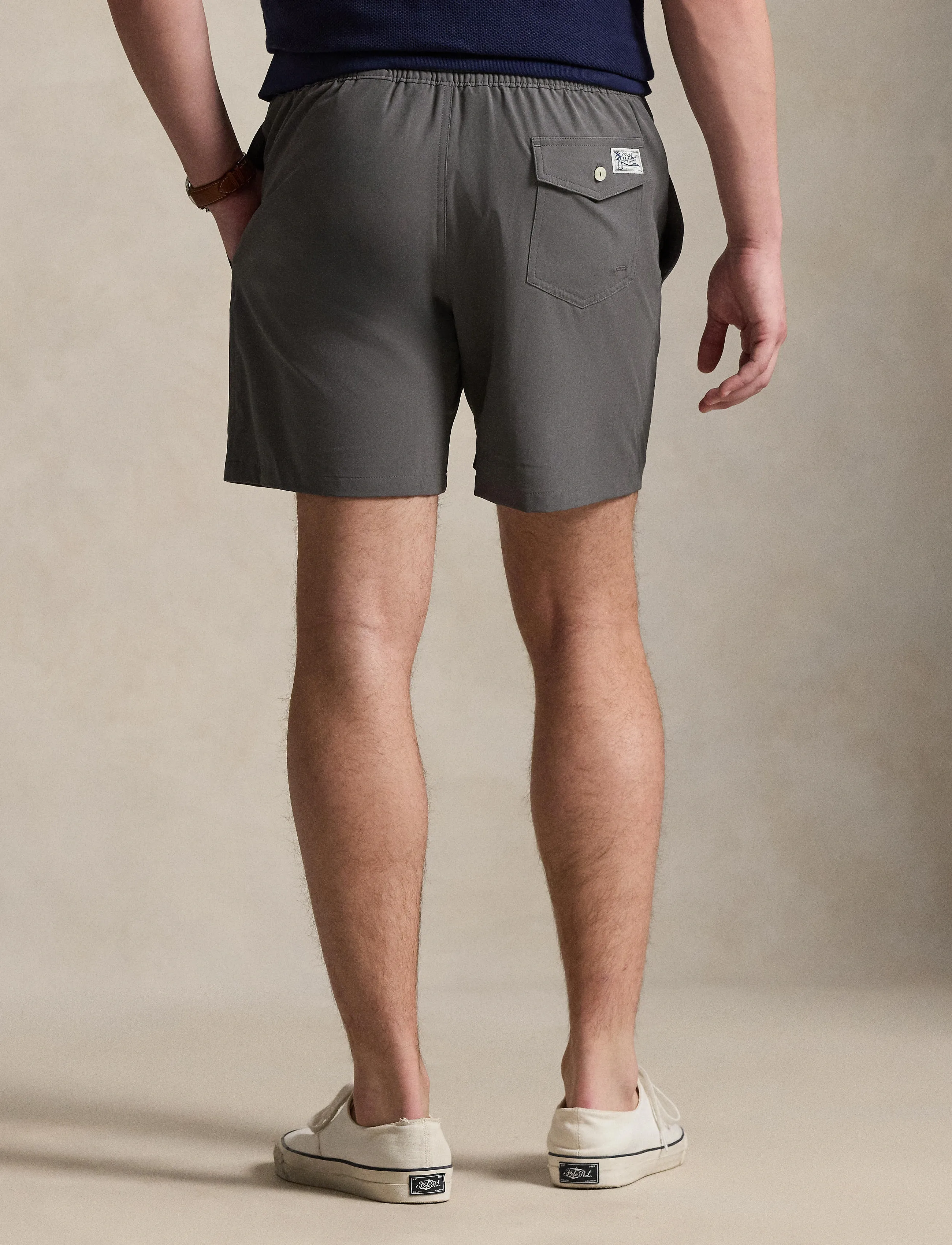 Polo Ralph Lauren - RECYCLED POLYESTER-TRAVELER SHORT - badeshorts - grey cast - 5