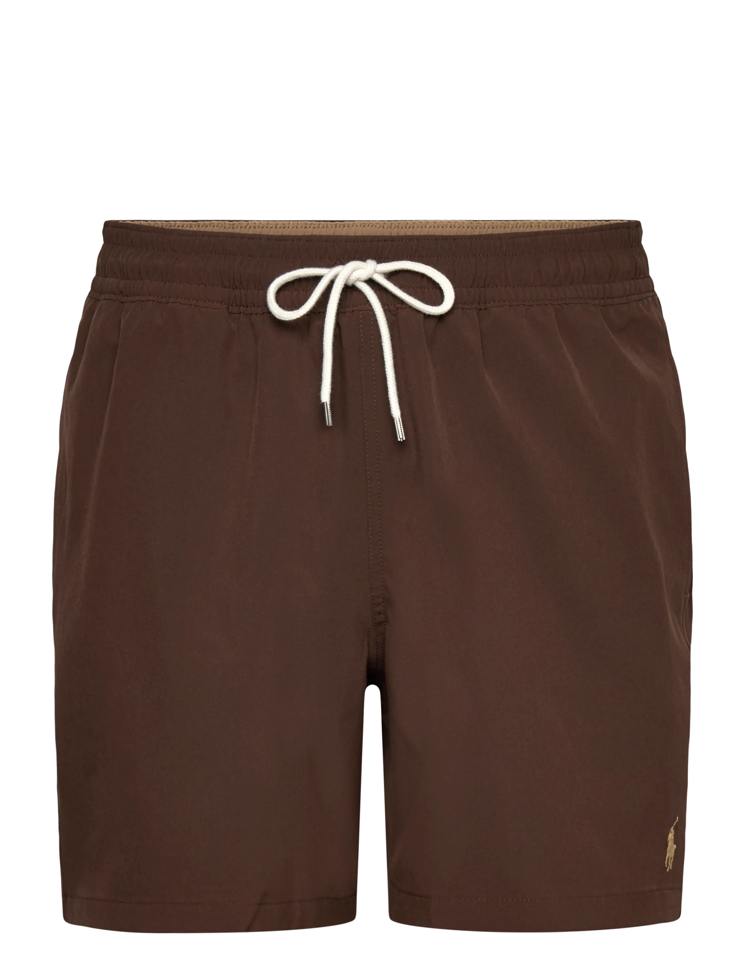 Polo Ralph Lauren 5.75-Inch Traveler Classic Swim Trunk, XL, Brown, Designere > Shorts, Herre