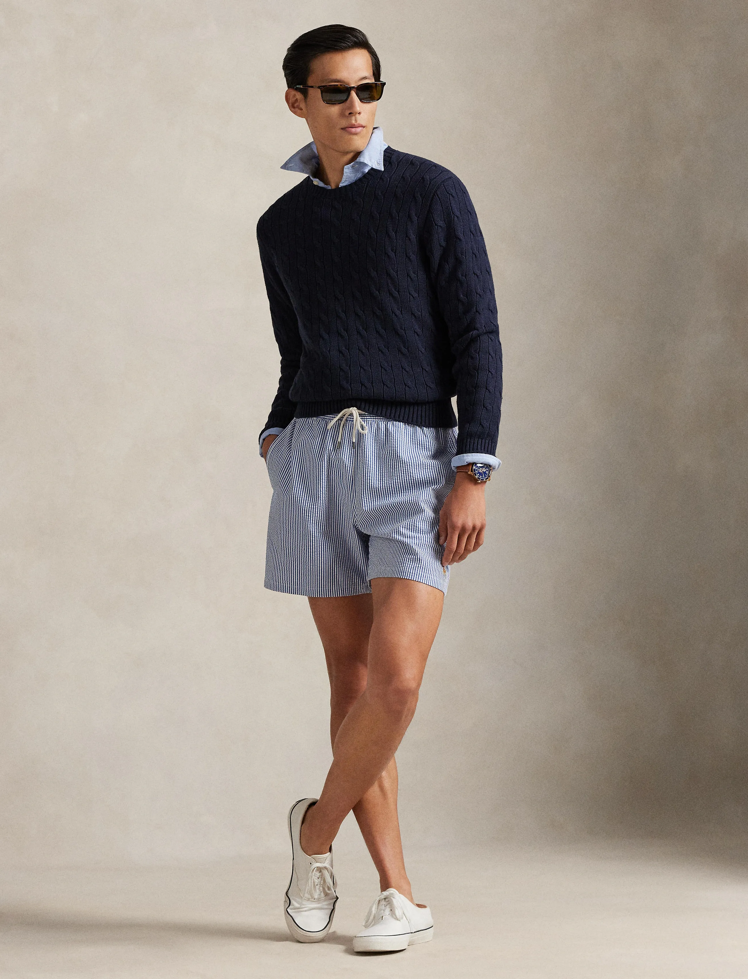 Polo Ralph Lauren - 5.75-Inch Traveler Classic Swim Trunk - shorts de bain - cruise royal seer - 3