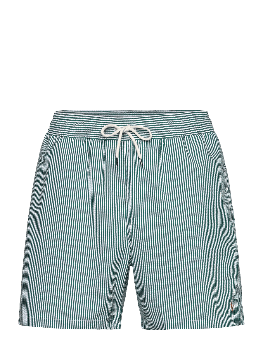 Polo Ralph Lauren - 5.75-Inch Traveler Classic Swim Trunk - swim shorts - new forest seersu - 0
