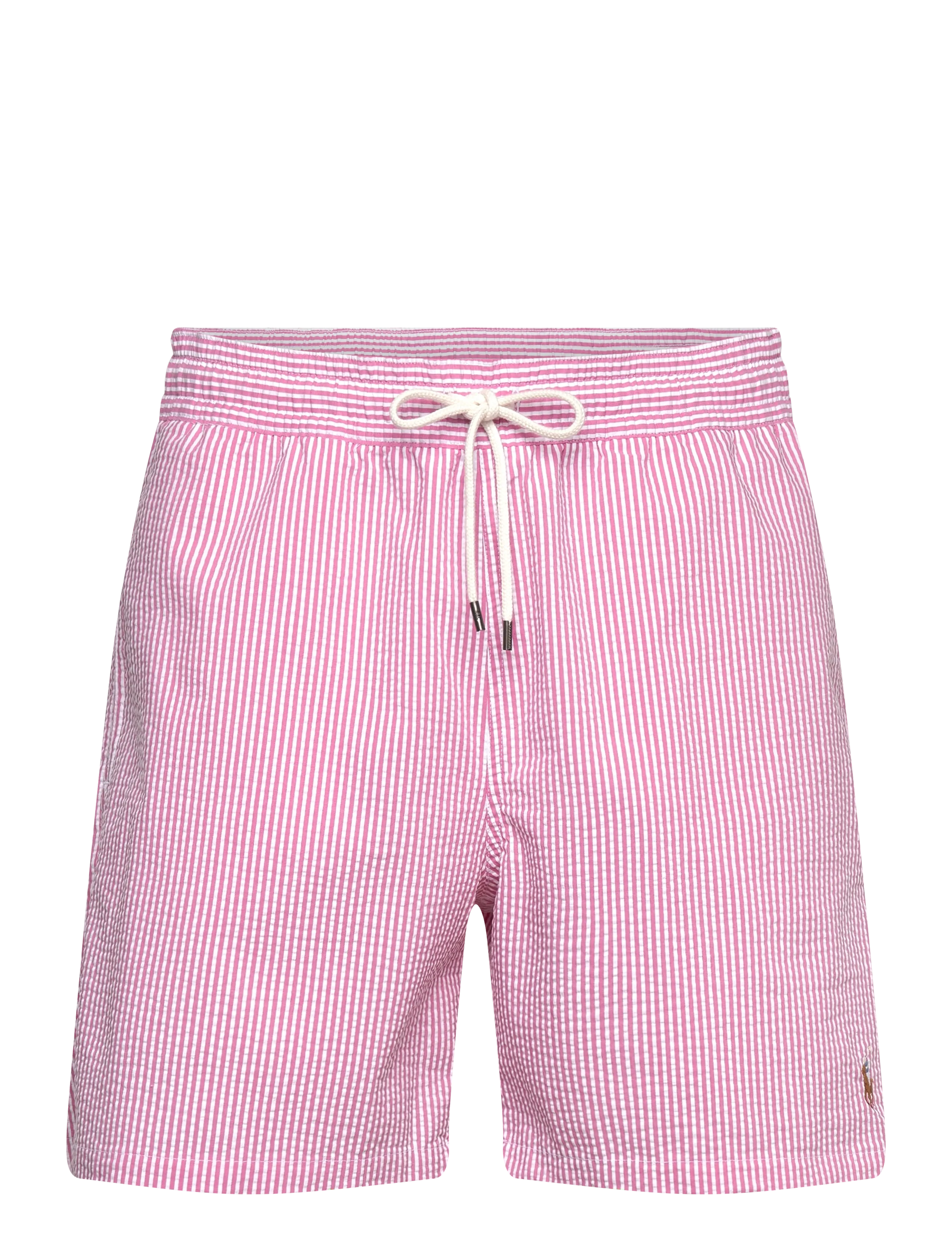 Polo Ralph Lauren REC POLY SEERSUCKER-TRAVELER SHORT - Tøj - RESORT ROSE STRIP / pink/rose