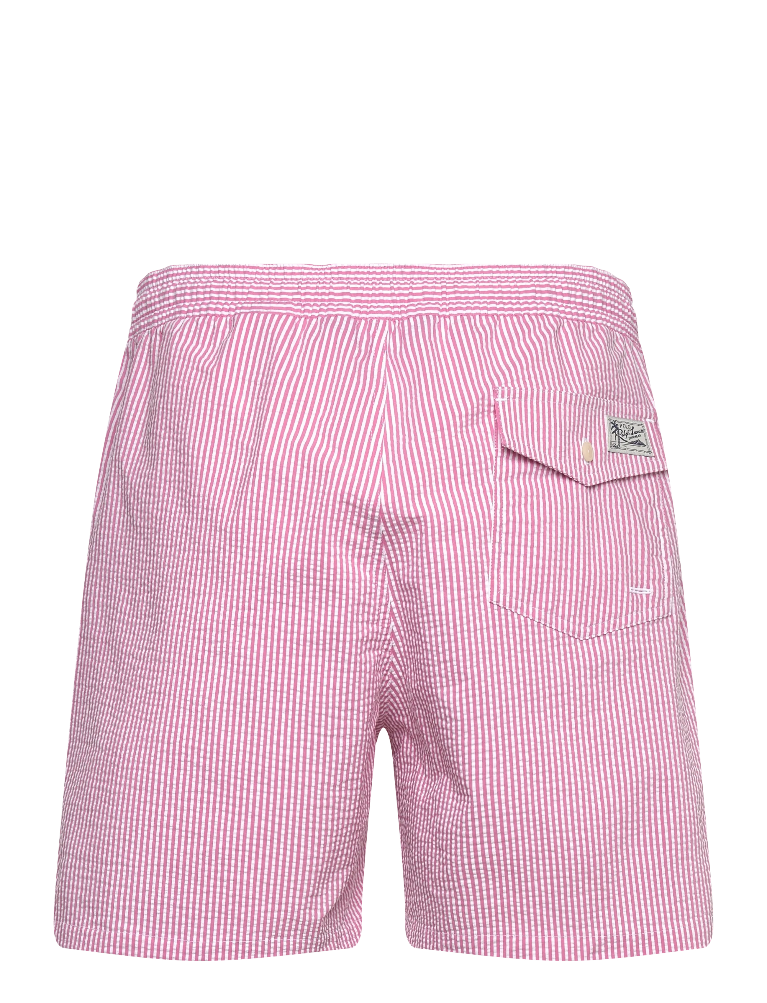 Polo Ralph Lauren - 5.75-Inch Traveler Classic Swim Trunk - ujumispüksid - resort rose strip - 1
