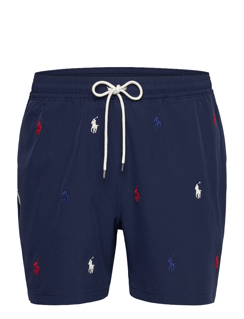 Polo Ralph Lauren - 5.75-Inch Traveler Classic Swim Trunk - swim shorts - newport navy w/ao - 1