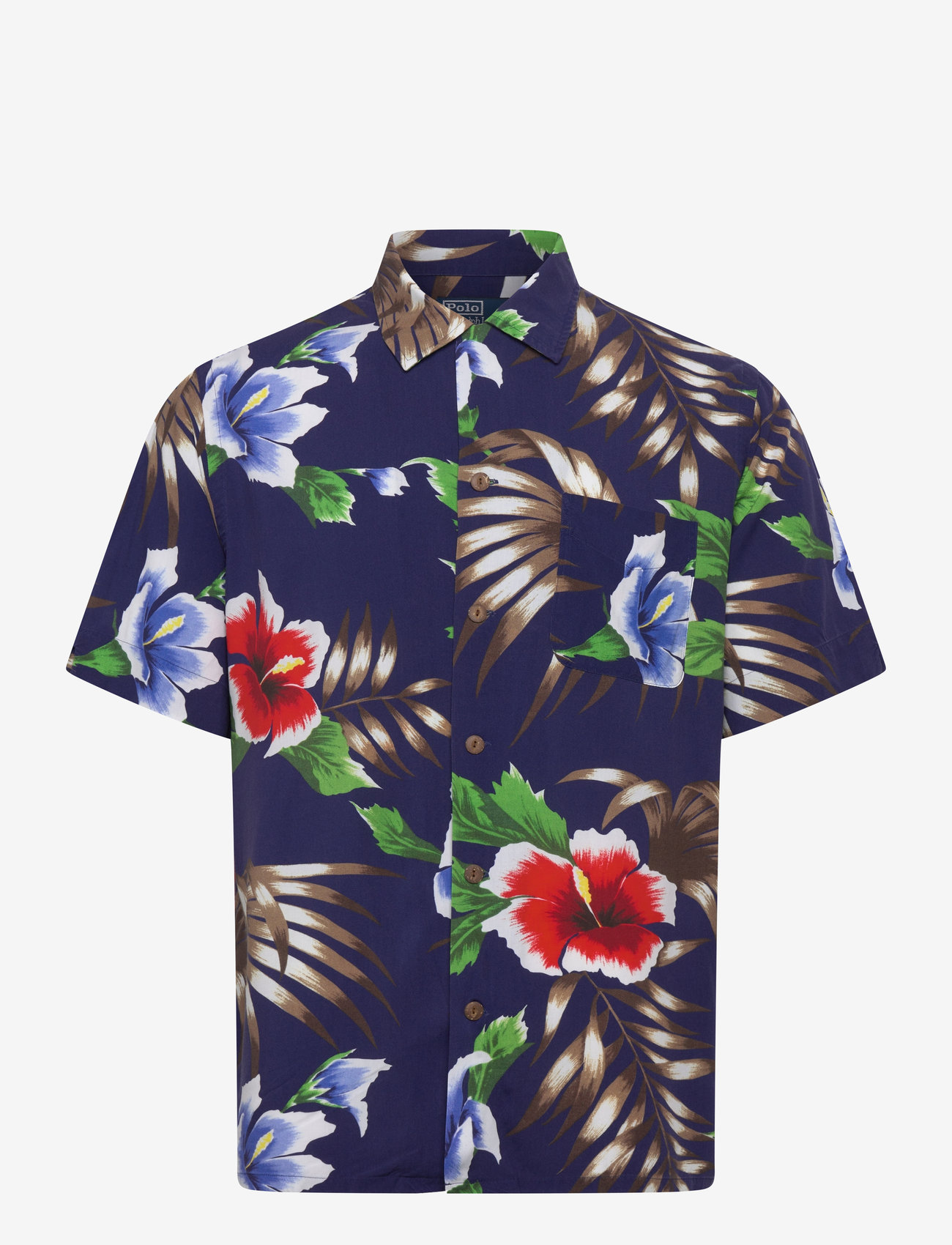 Polo Ralph Lauren - PRINTED RAYON-CLADY1PKSSS - basic shirts - 6606 canopy flora - 1