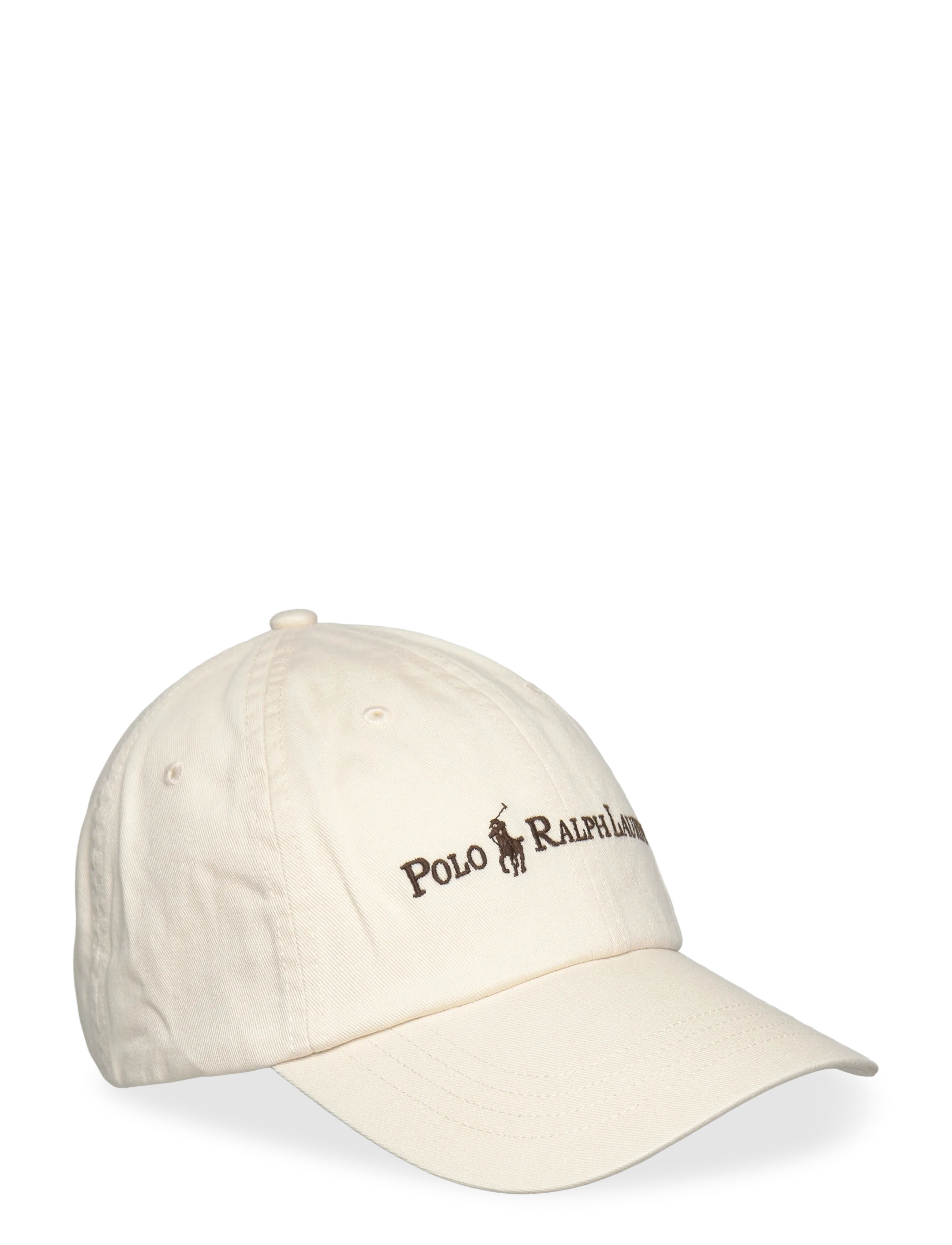 Polo Ralph Lauren Cotton Twill Ball Cap, One Size, Headwear, Creme - Caps, Männerswear