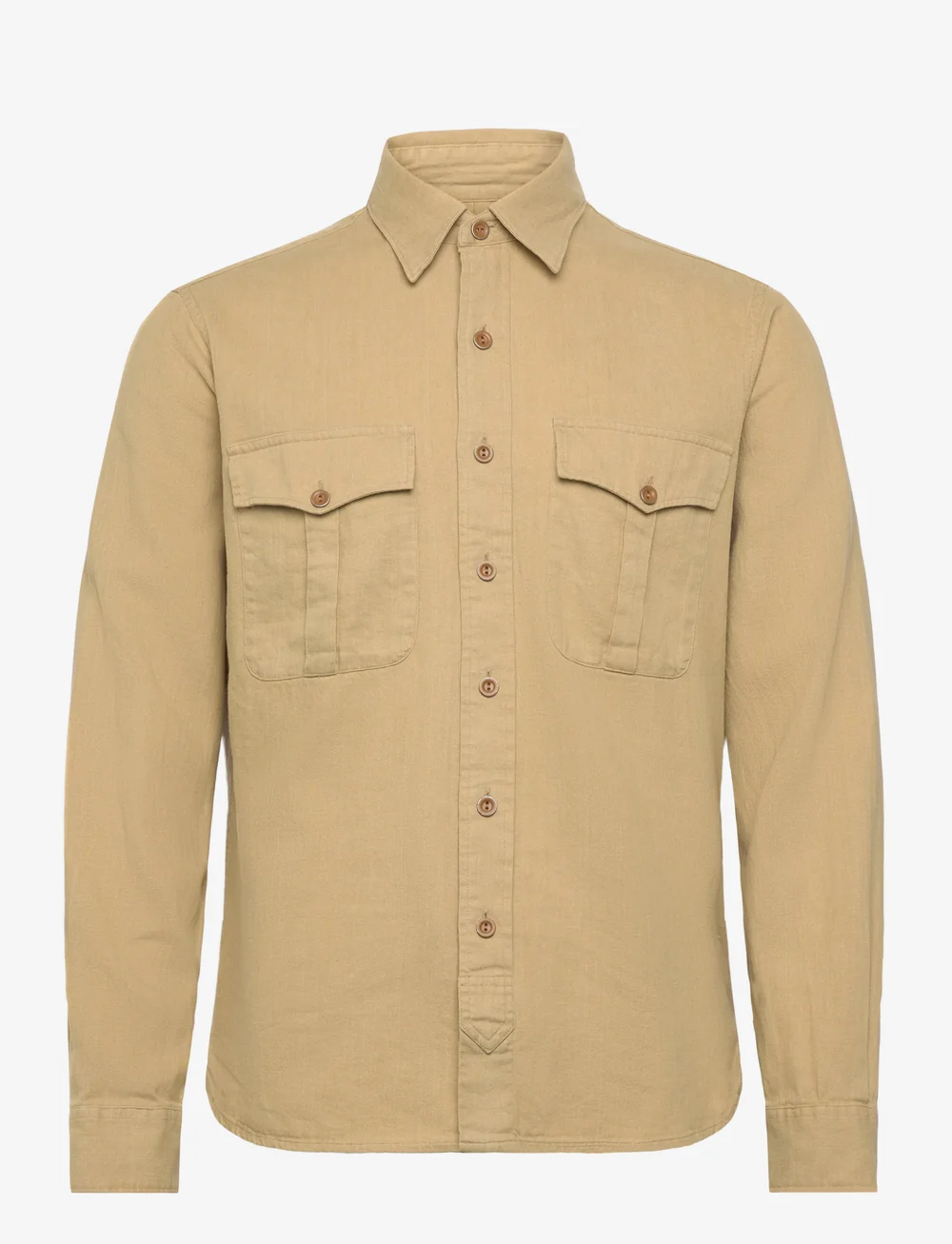 Polo Ralph Lauren - COTTON LINEN-CLHOPEMILS - leinenhemden - 92 khaki - 0