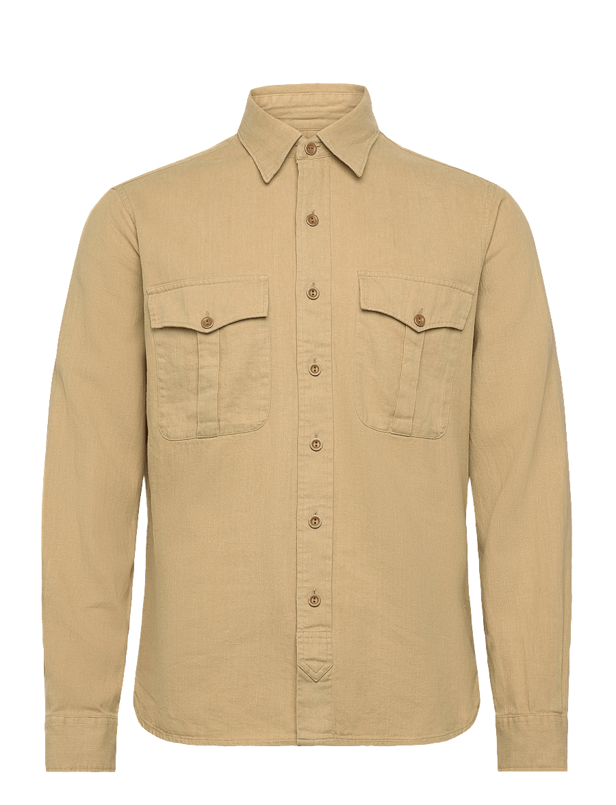 Polo Ralph Lauren - COTTON LINEN-CLHOPEMILS - 92 khaki - 0