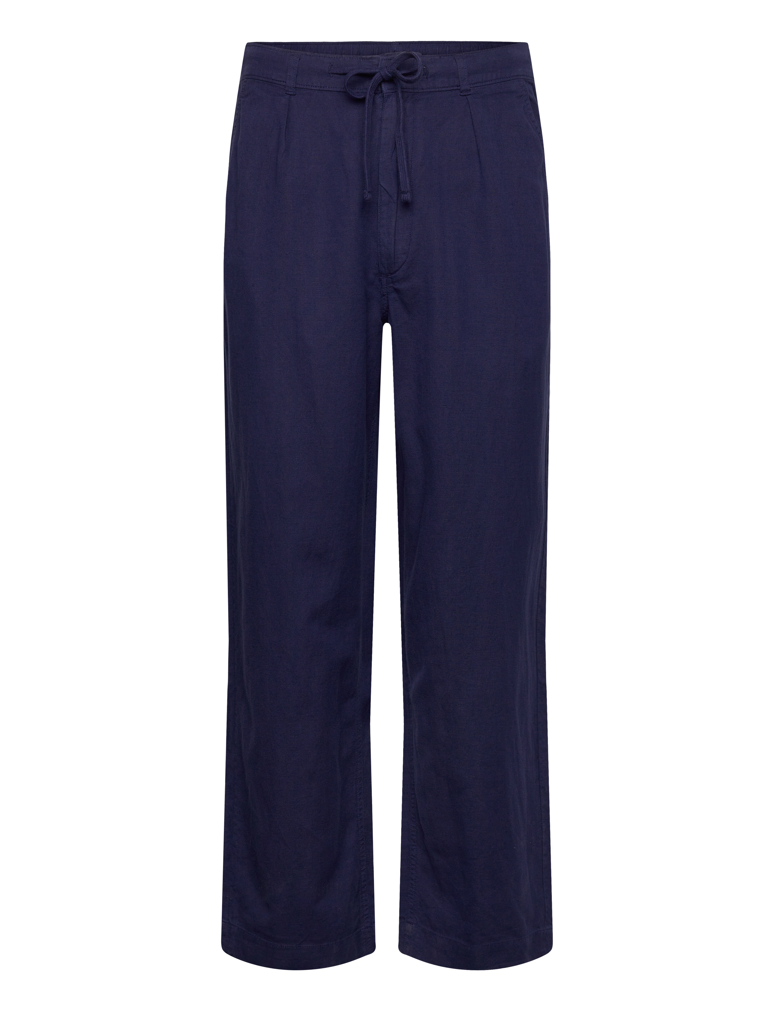 Polo Ralph Lauren GD COTTON LINEN-PREPSTER EASY PANT - Trousers - NEWPORT NAVY / navy