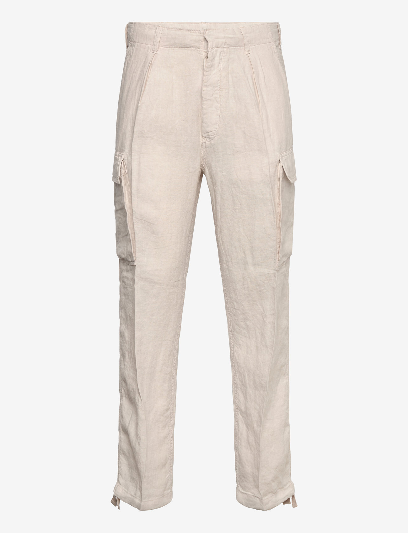 Polo Ralph Lauren - Lateef Slim Tapered Fit Linen Cargo Pant - linnebyxor - dove grey - 0