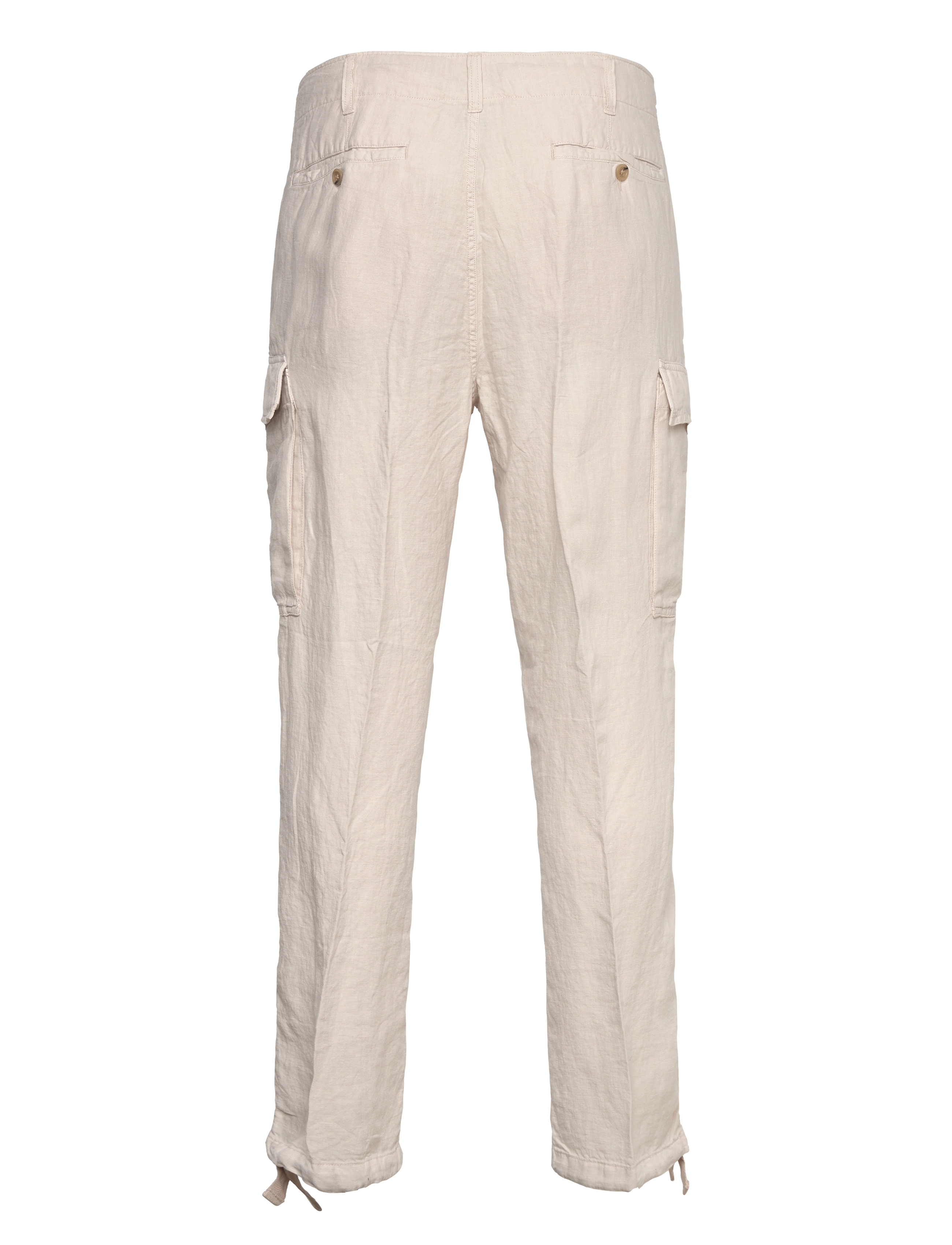 Polo Ralph Lauren - Lateef Slim Tapered Fit Linen Cargo Pant - hørbukser - dove grey - 1