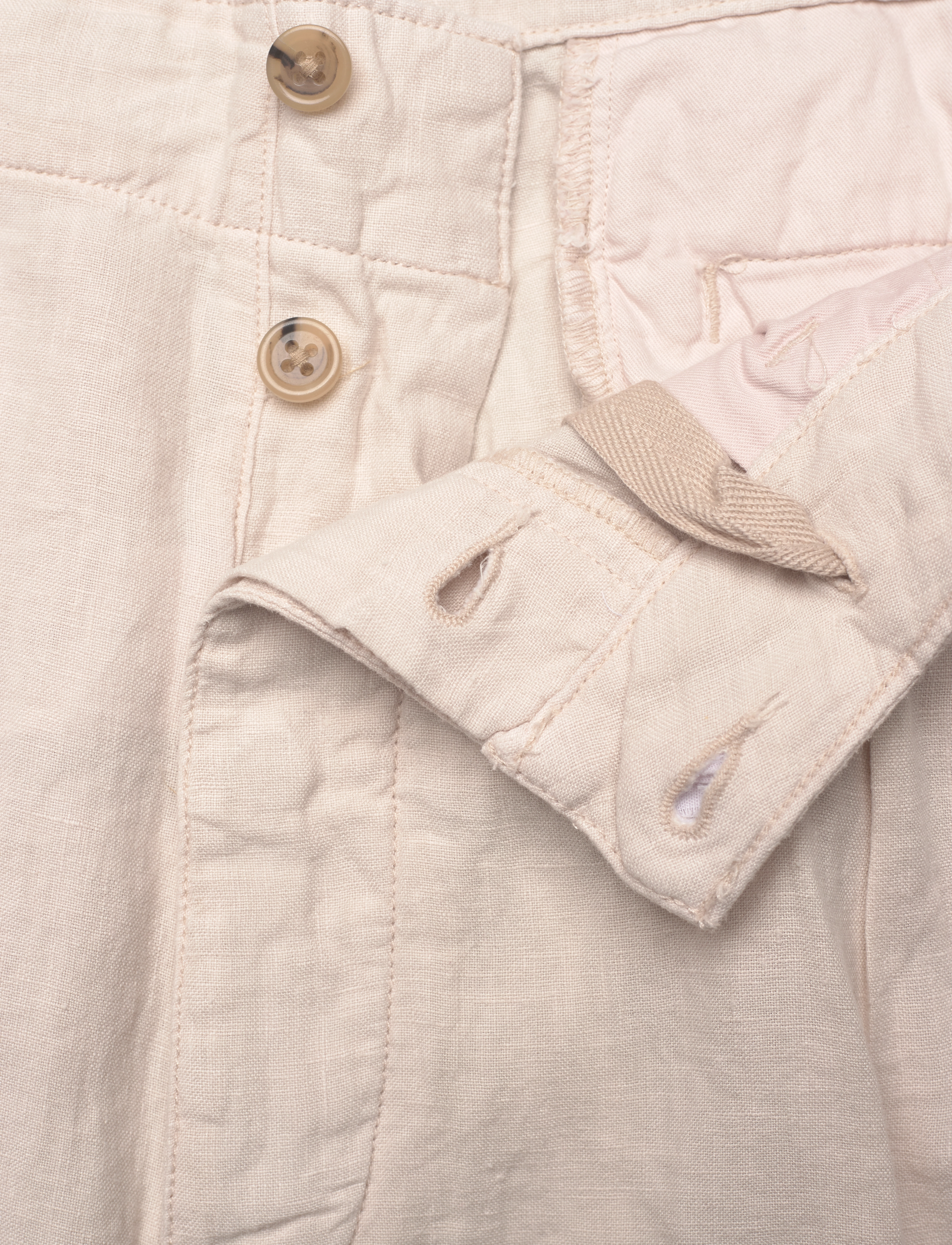 Polo Ralph Lauren - Lateef Slim Tapered Fit Linen Cargo Pant - hørbukser - dove grey - 3