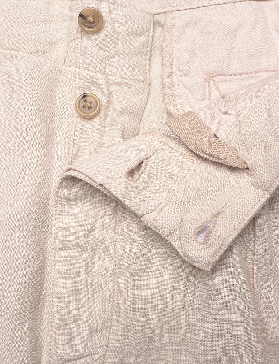 Polo Ralph Lauren - Lateef Slim Tapered Fit Linen Cargo Pant - hørbukser - dove grey - 3