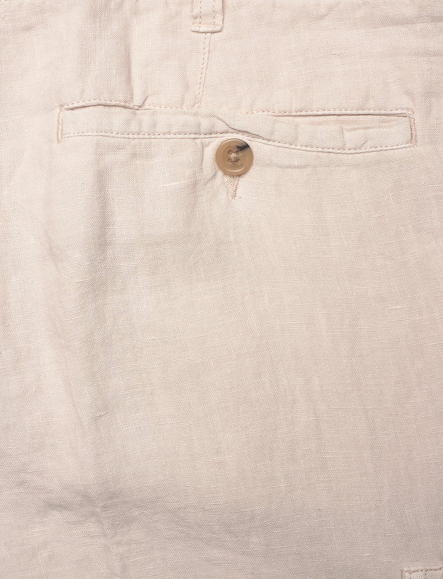 Polo Ralph Lauren - Lateef Slim Tapered Fit Linen Cargo Pant - hørbukser - dove grey - 4
