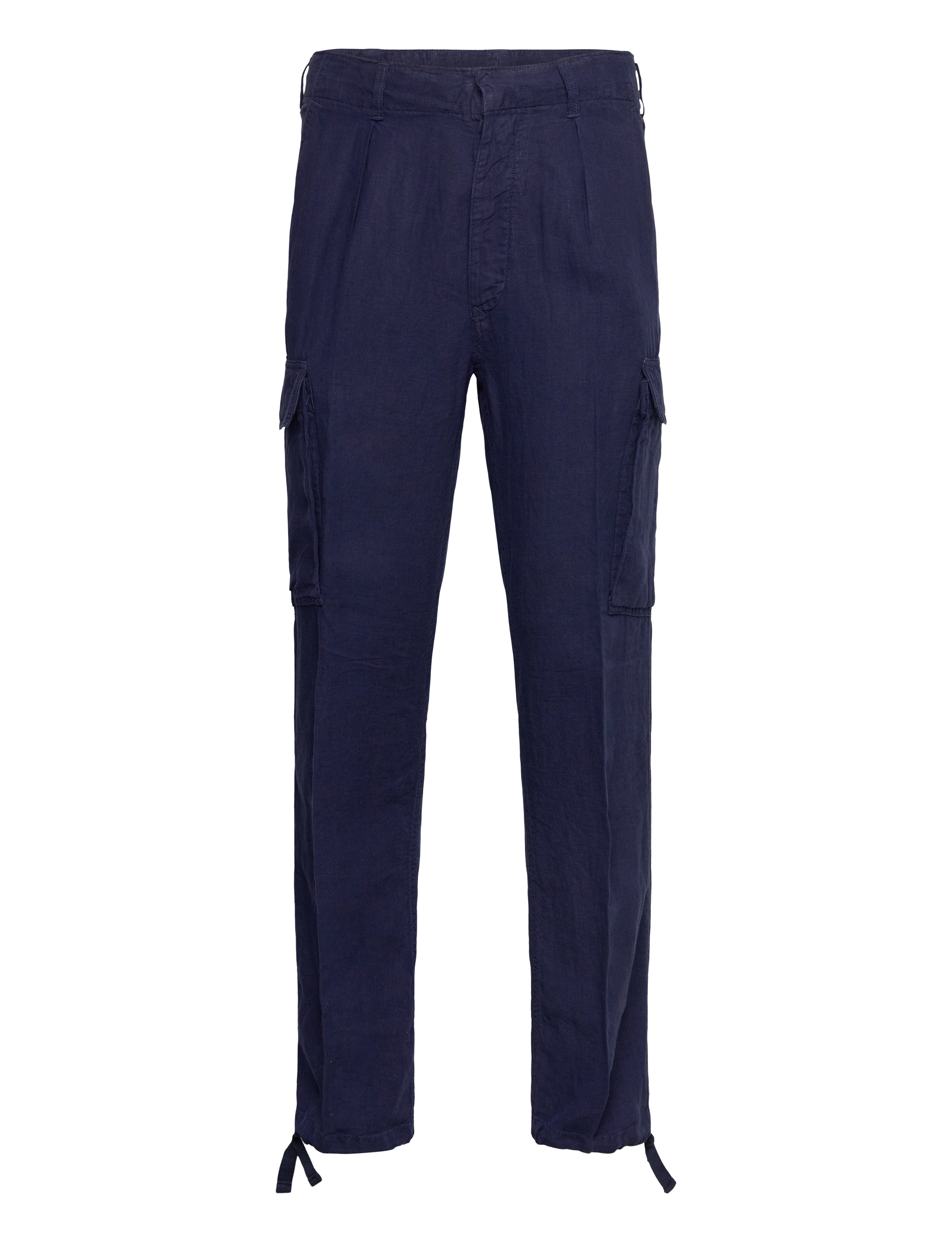 Polo Ralph Lauren Lateef Slim Tapered Fit Linen Cargo Pant - Cargohose - NEWPORT NAVY / navy