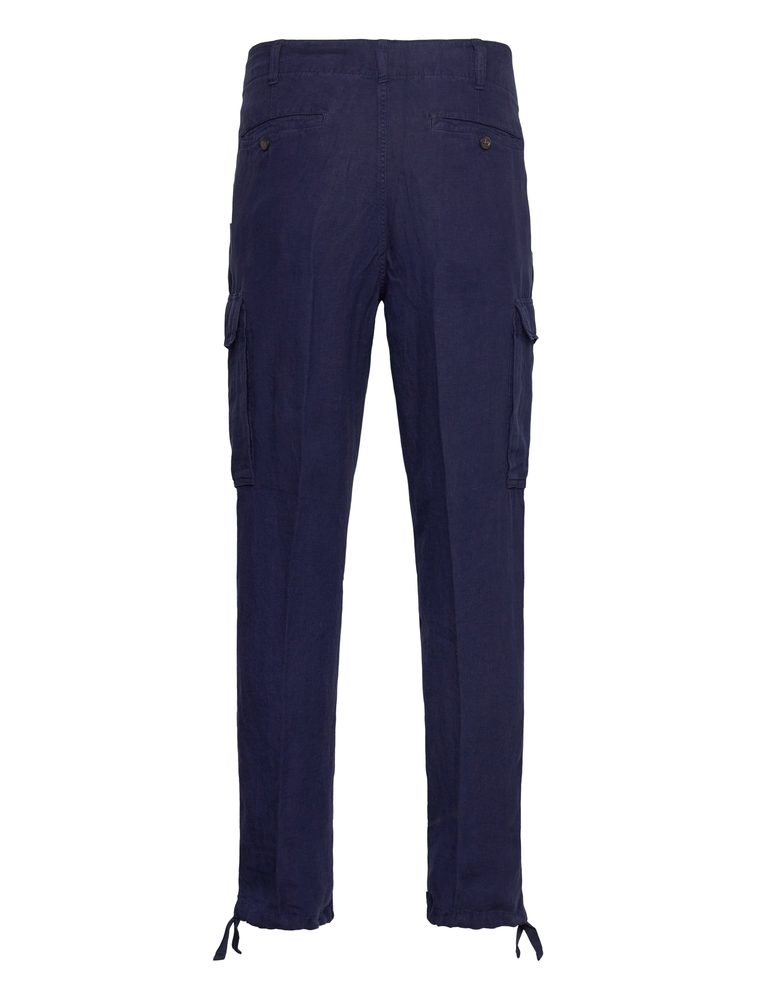 Polo Ralph Lauren - Lateef Slim Tapered Fit Linen Cargo Pant - pantalons en lin - newport navy - 1