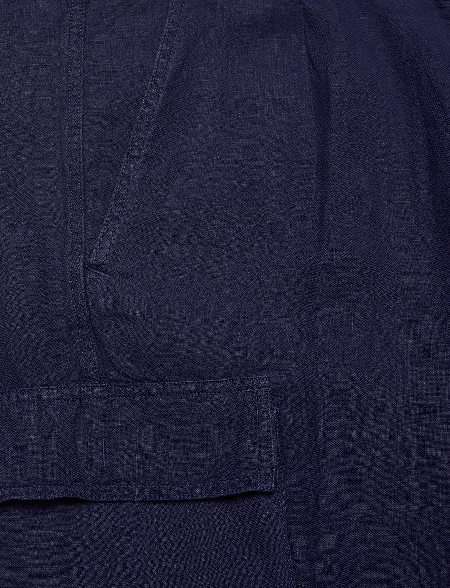 Polo Ralph Lauren - Lateef Slim Tapered Fit Linen Cargo Pant - pantalons en lin - newport navy - 2