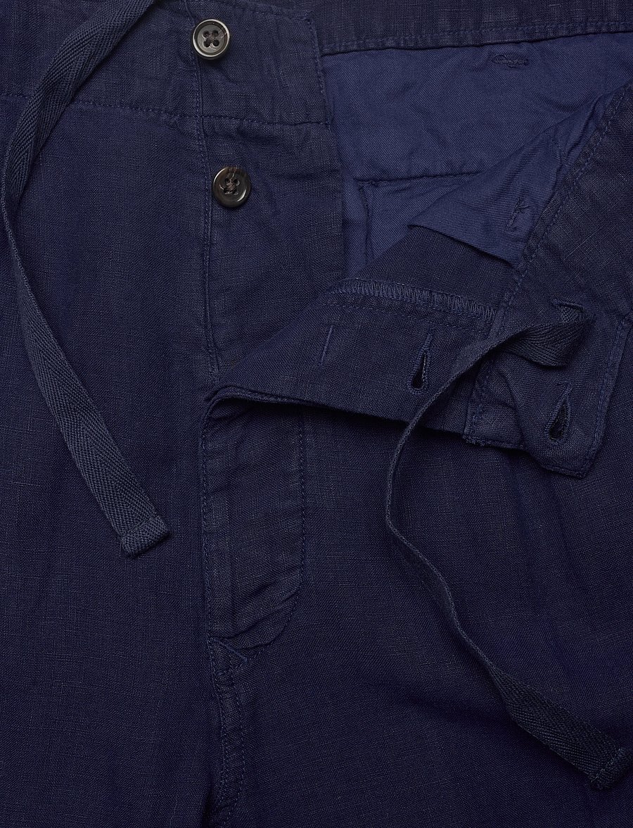 Polo Ralph Lauren - Lateef Slim Tapered Fit Linen Cargo Pant - pantalons en lin - newport navy - 3