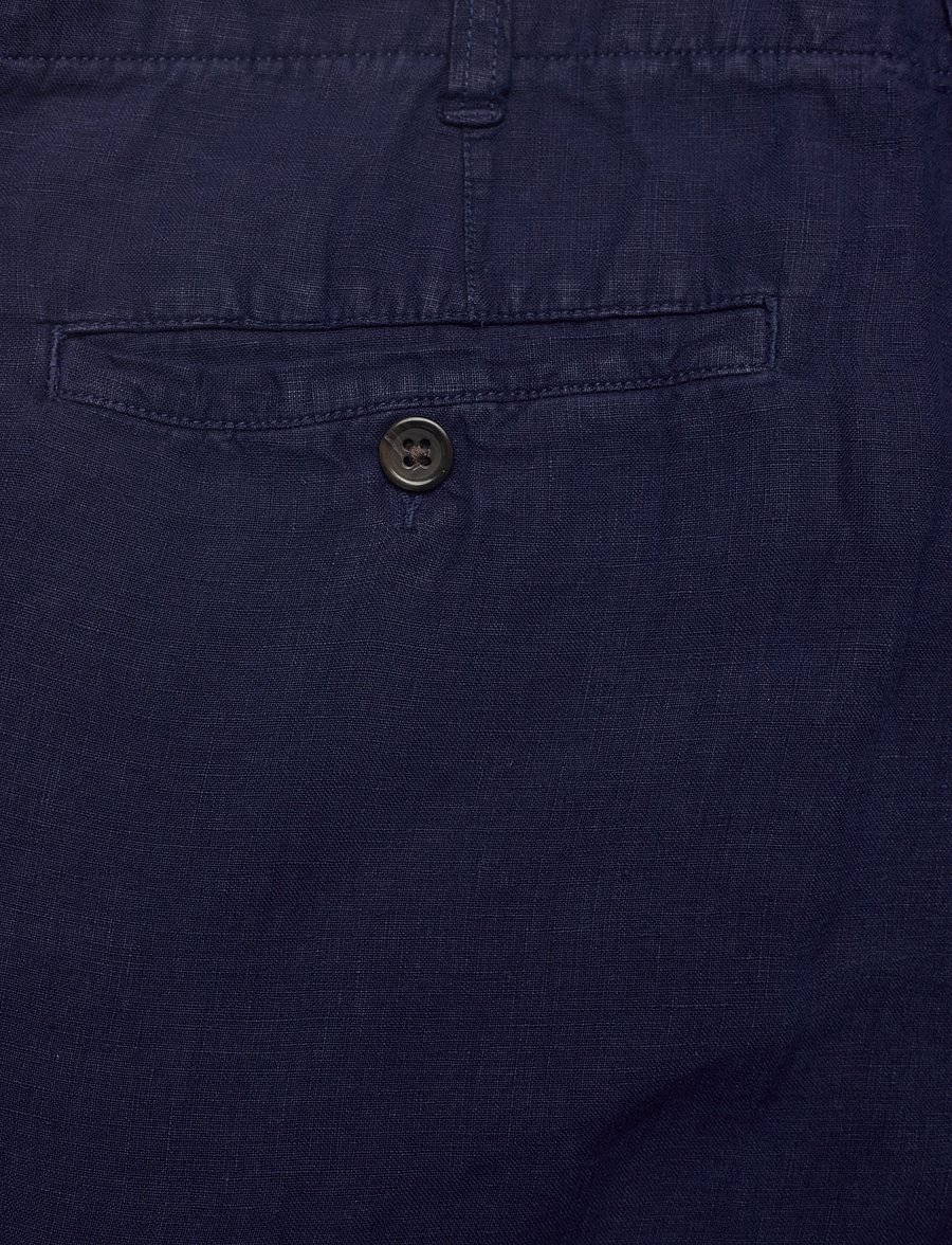 Polo Ralph Lauren - Lateef Slim Tapered Fit Linen Cargo Pant - pantalons en lin - newport navy - 4