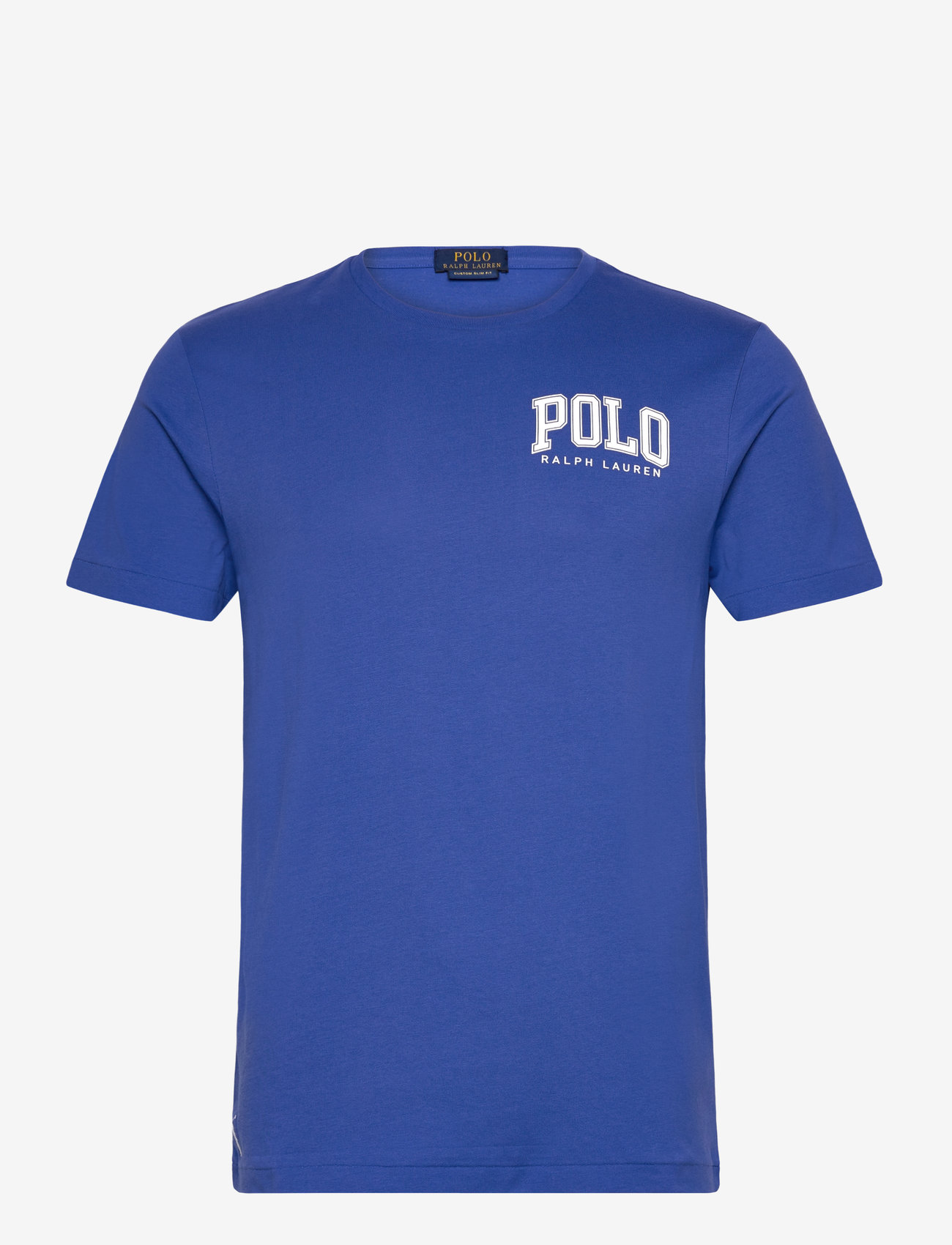 Polo Ralph Lauren - Custom Slim Fit Logo Jersey T-Shirt - short-sleeved t-shirts - new iris blue - 0