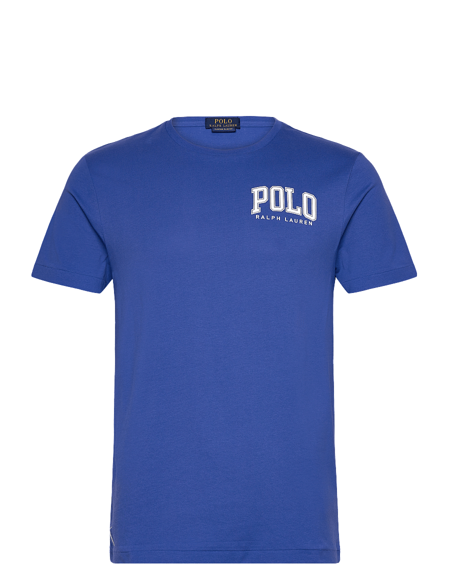 Polo Ralph Lauren - Custom Slim Fit Logo Jersey T-Shirt - kurzärmelige t-shirts - new iris blue - 0