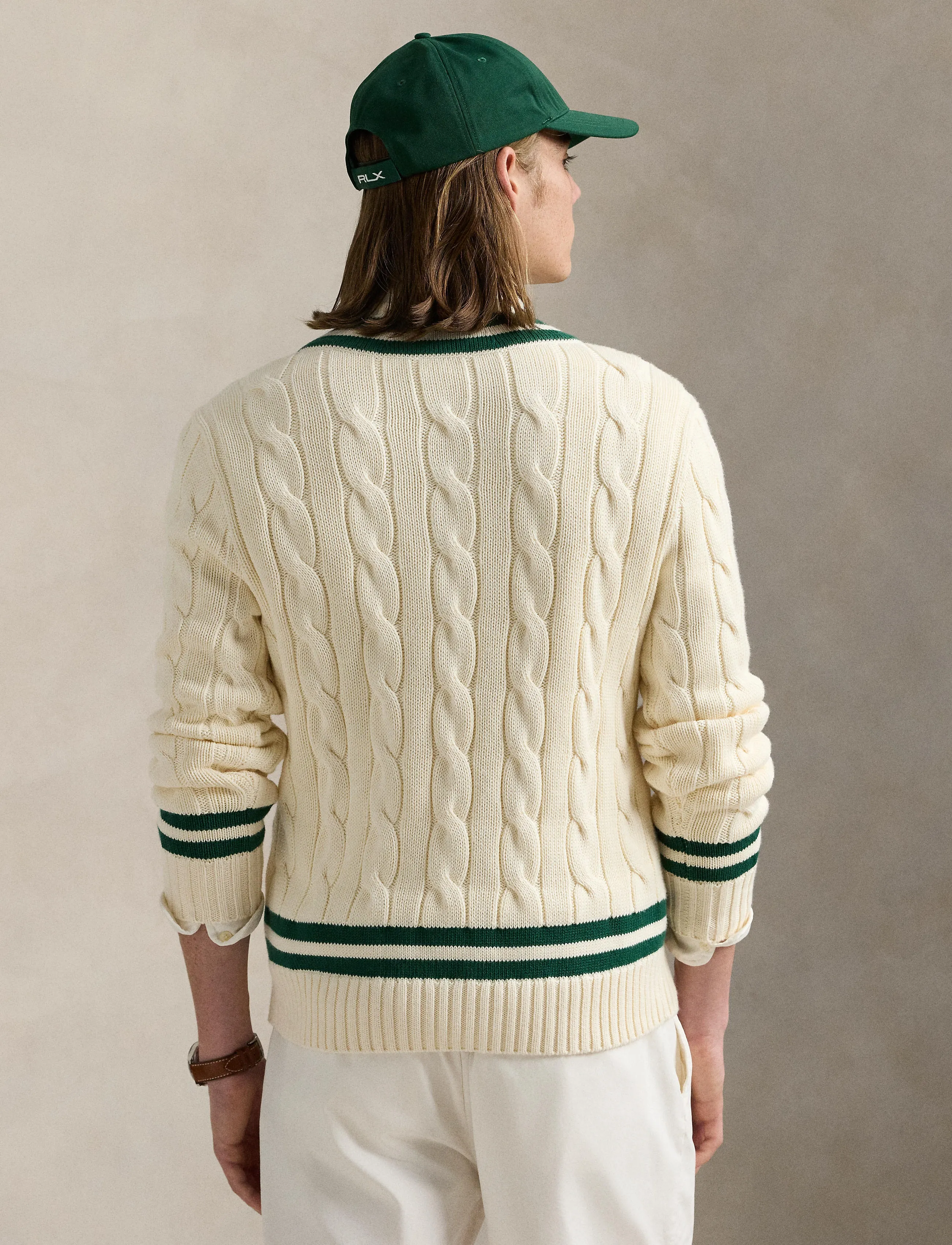 Polo Ralph Lauren - 1/4-5 COTTON-LSL-PLO - cricket cream/new - 5