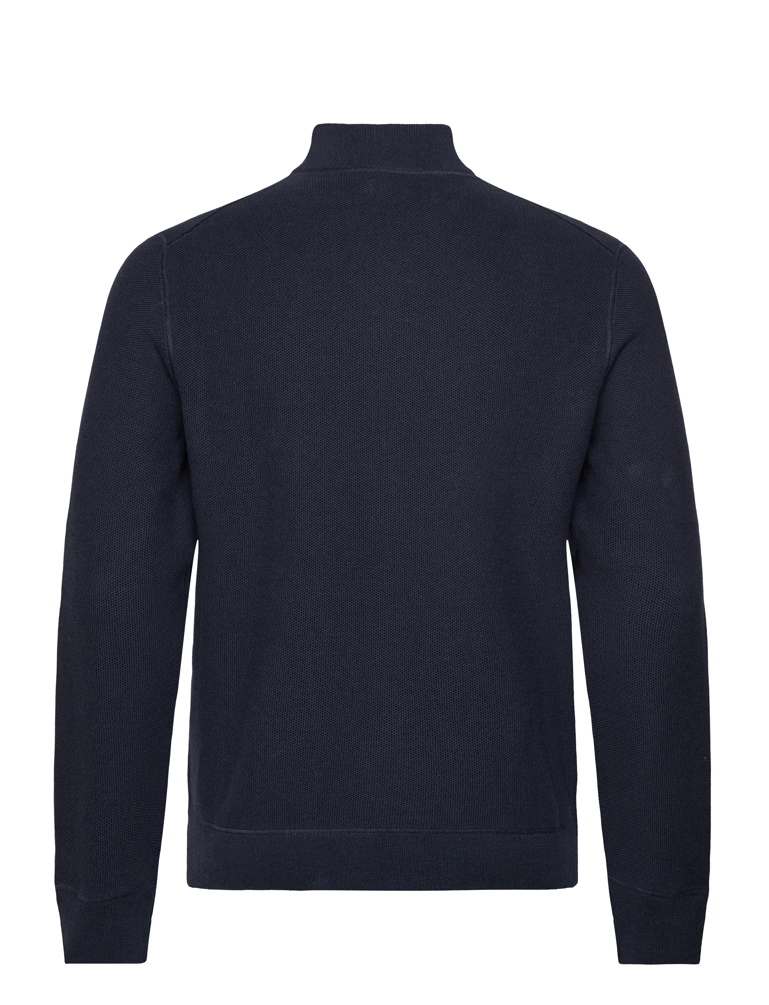 Polo Ralph Lauren - Mesh-Knit Cotton Full-Zip Sweater - navy hthr - 1