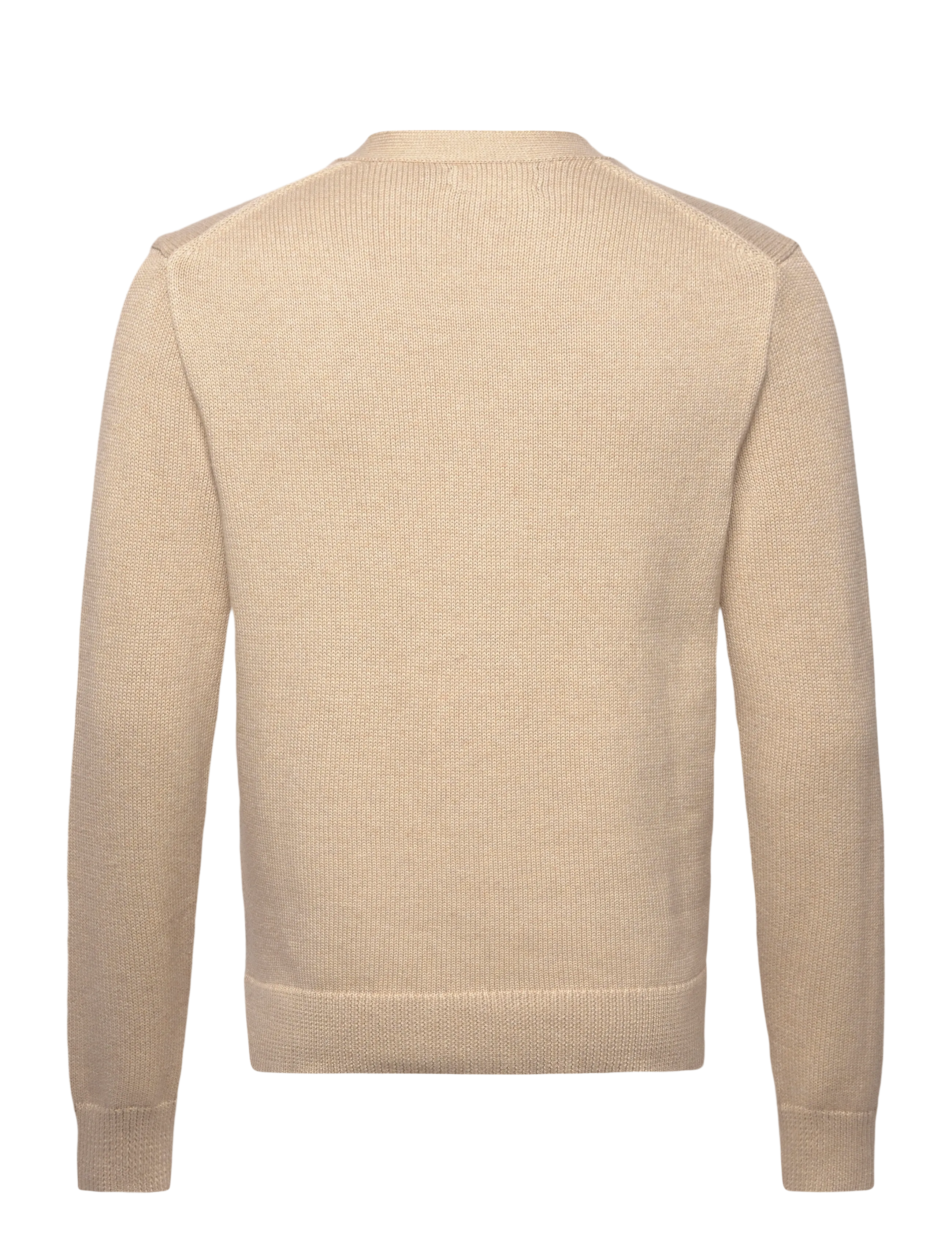 Polo Ralph Lauren - Cotton V-Neck Cardigan - cardigans - dune melange - 1