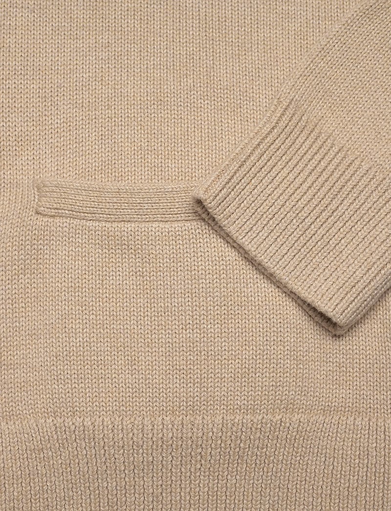 Polo Ralph Lauren - Cotton V-Neck Cardigan - koftor - dune melange - 3