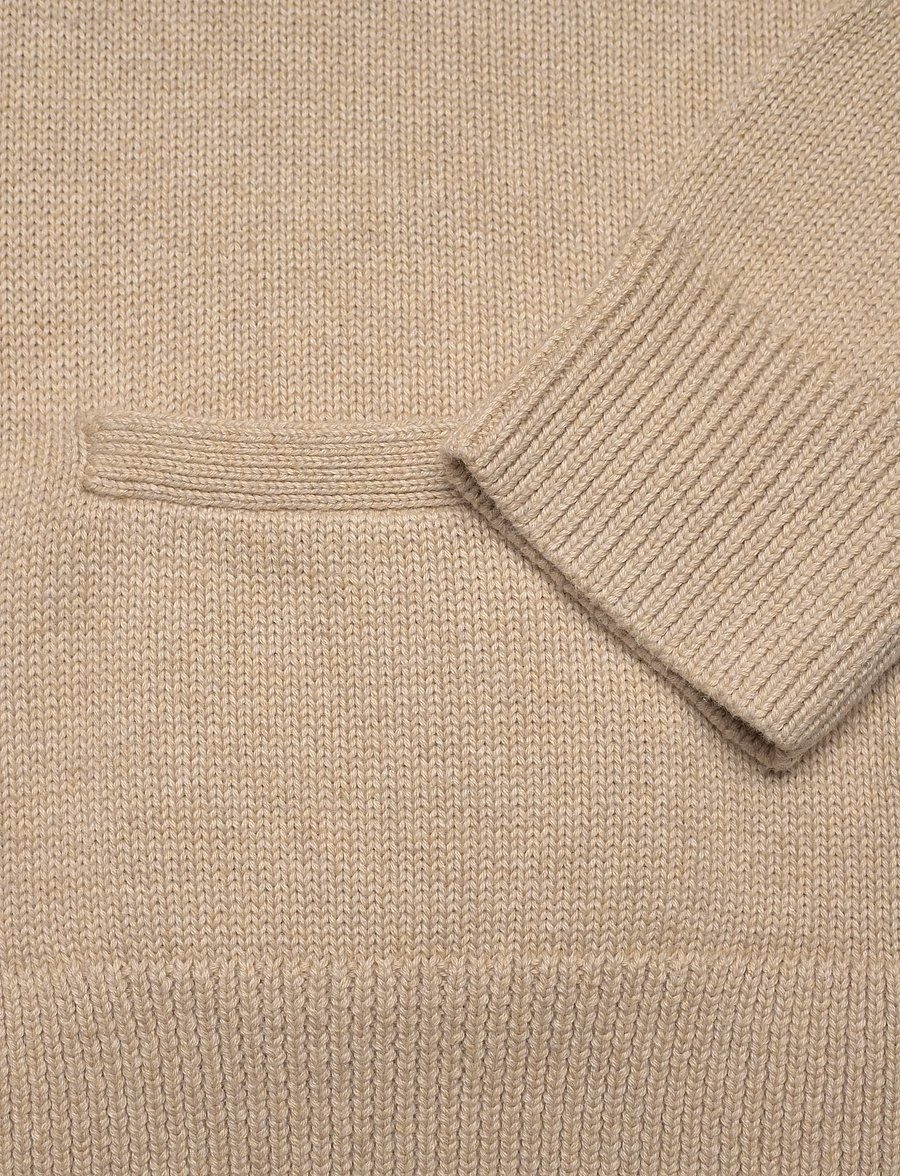 Polo Ralph Lauren - Cotton V-Neck Cardigan - cardigans - dune melange - 3