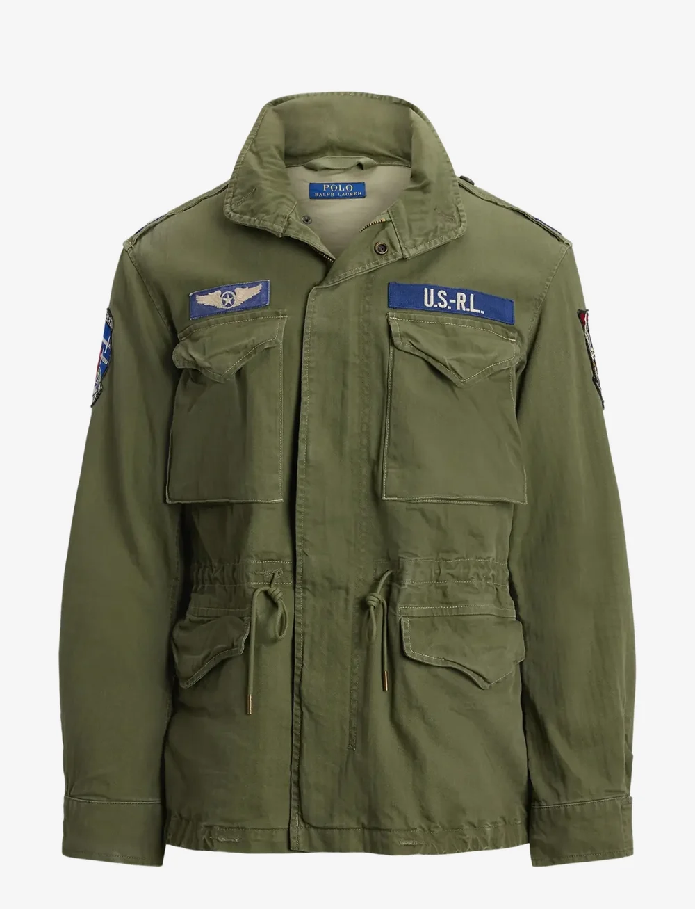 Polo Ralph Lauren - 10/1 HERRINGBONE-ICNC FLD JKT - light jackets - olive mountain w - 1