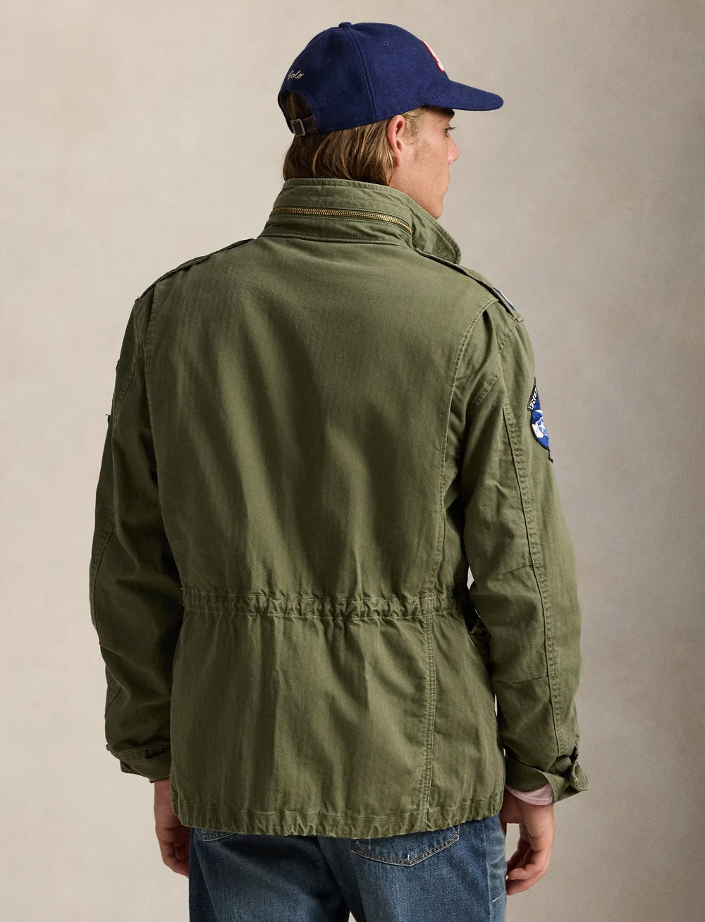 Polo Ralph Lauren - 10/1 HERRINGBONE-ICNC FLD JKT - light jackets - olive mountain w - 4