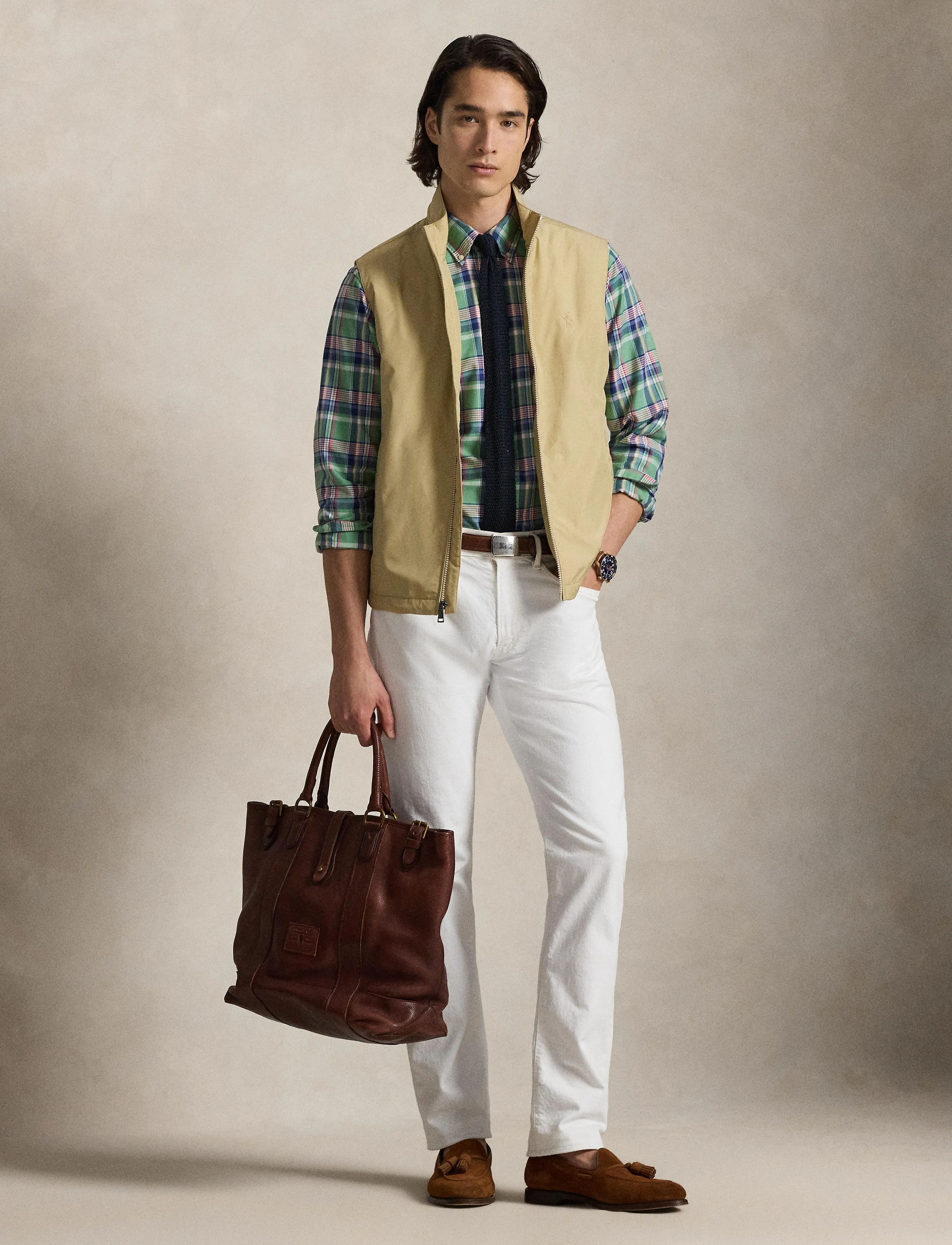 Polo Ralph Lauren The Southland Insulated Vest, XL, Oberbekleidung, Beige - Westen, Männerswear