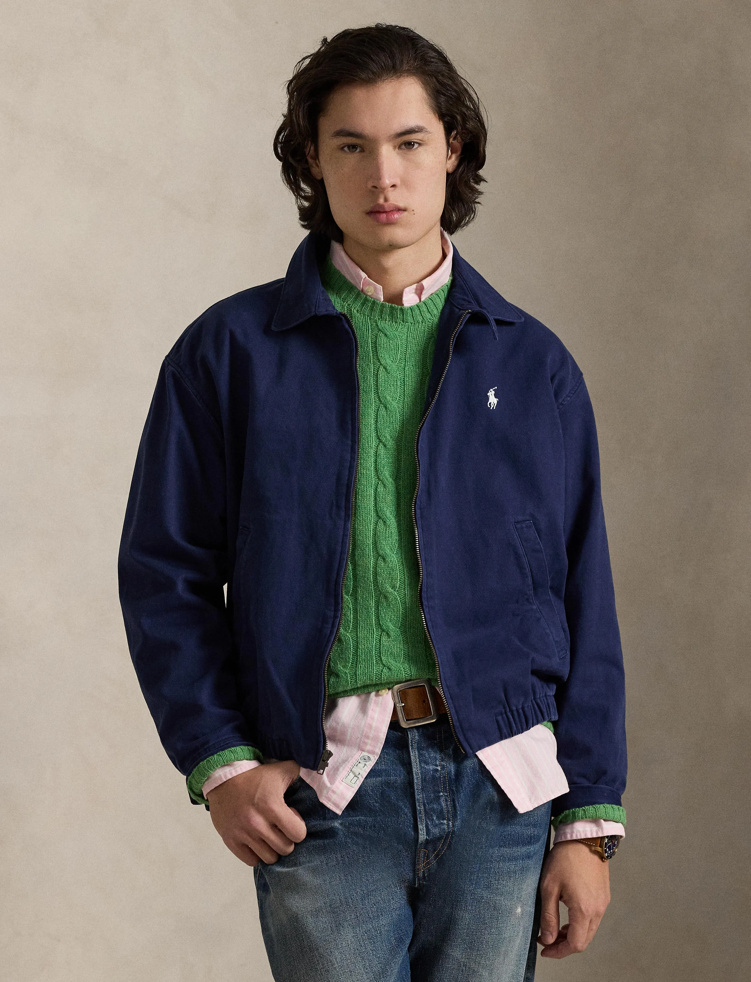 Polo Ralph Lauren The Big Bayport Jacket, M, Navy, Denim > Lined Denim Jackets, Herre