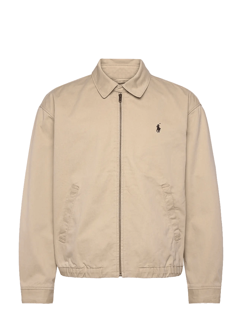 Polo Ralph Lauren - PIECE DYED TWILL-BF WINDBREAKER - gefütterte denimjacken - rl khaki - 0