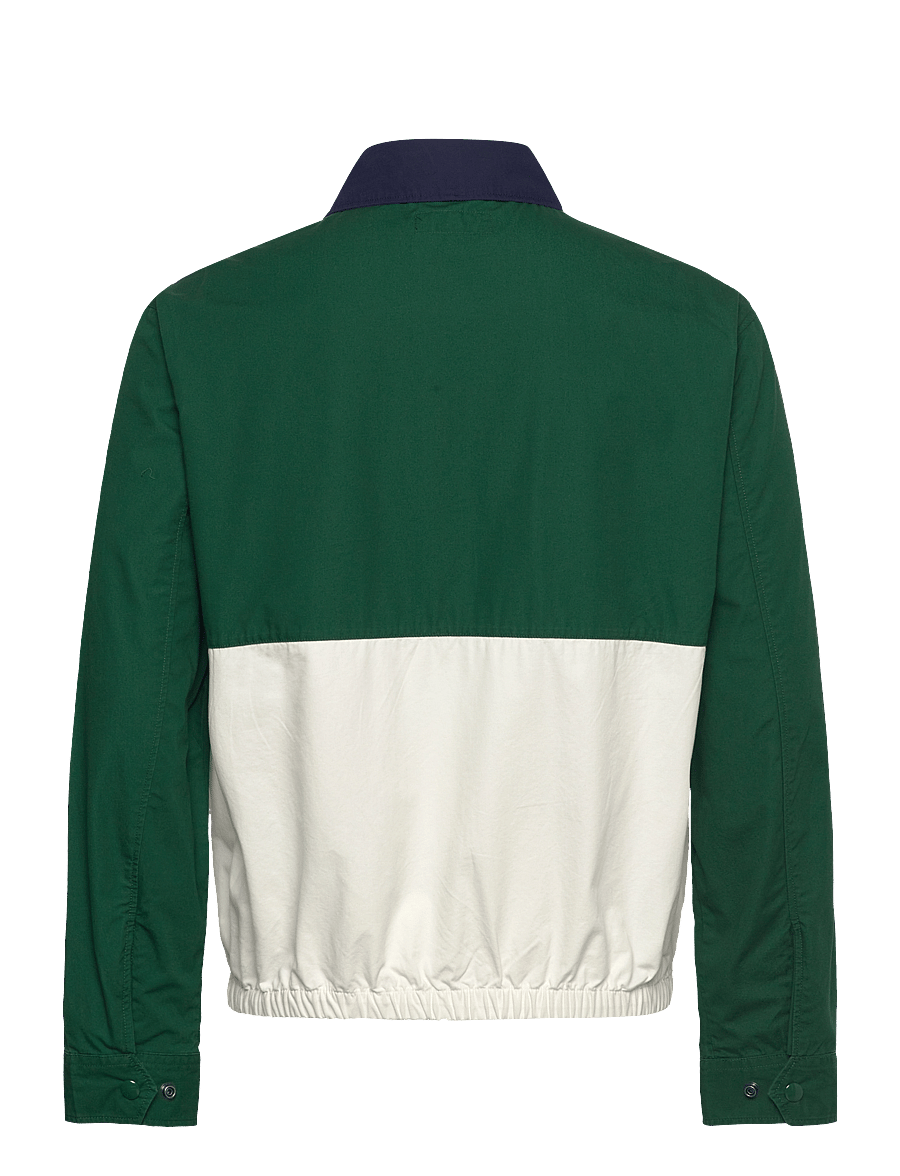 Polo Ralph Lauren - The Bayport Color-Blocked Poplin Jacket - vestes légères use default - new forest multi - 1