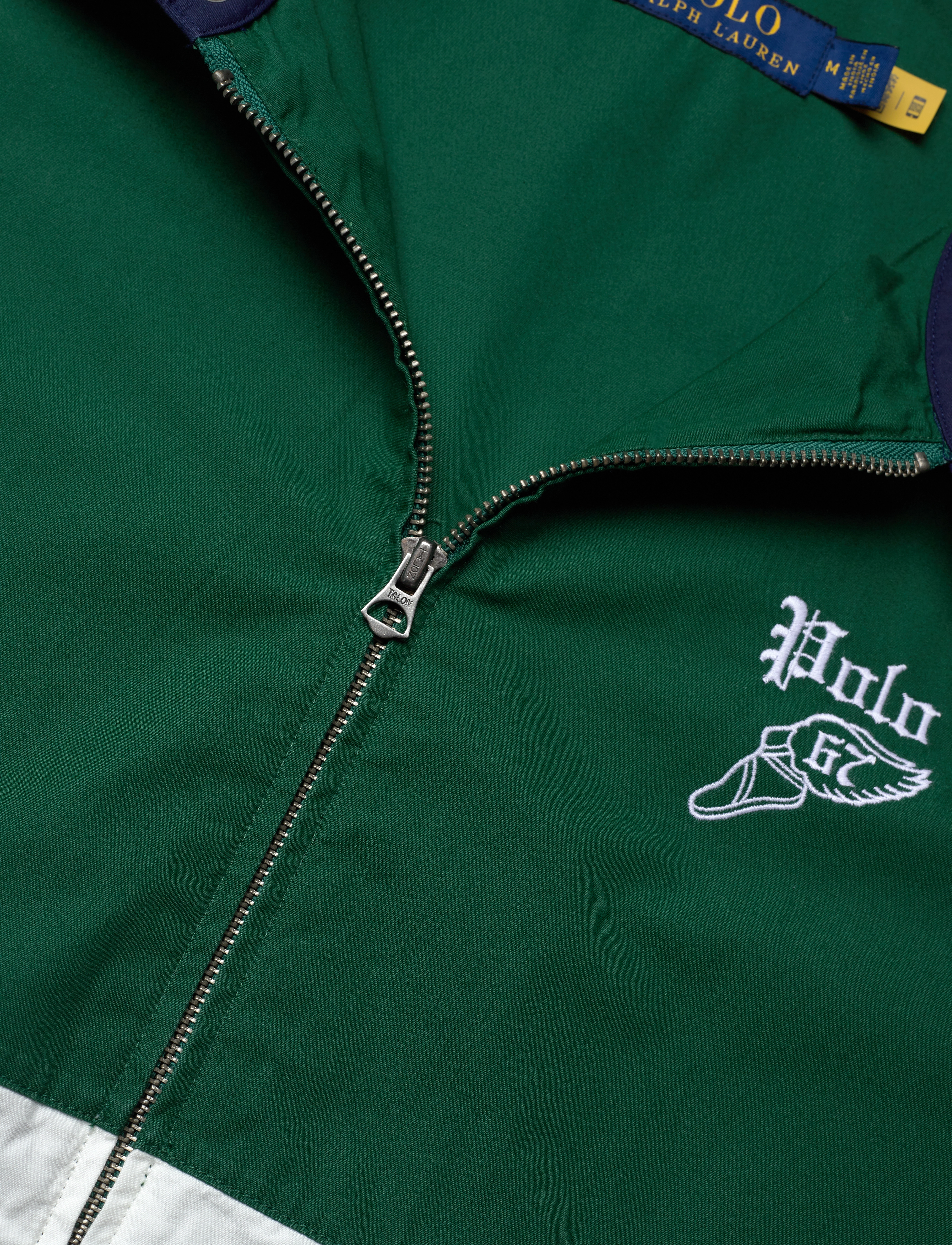 Polo Ralph Lauren - The Bayport Color-Blocked Poplin Jacket - vestes légères use default - new forest multi - 2
