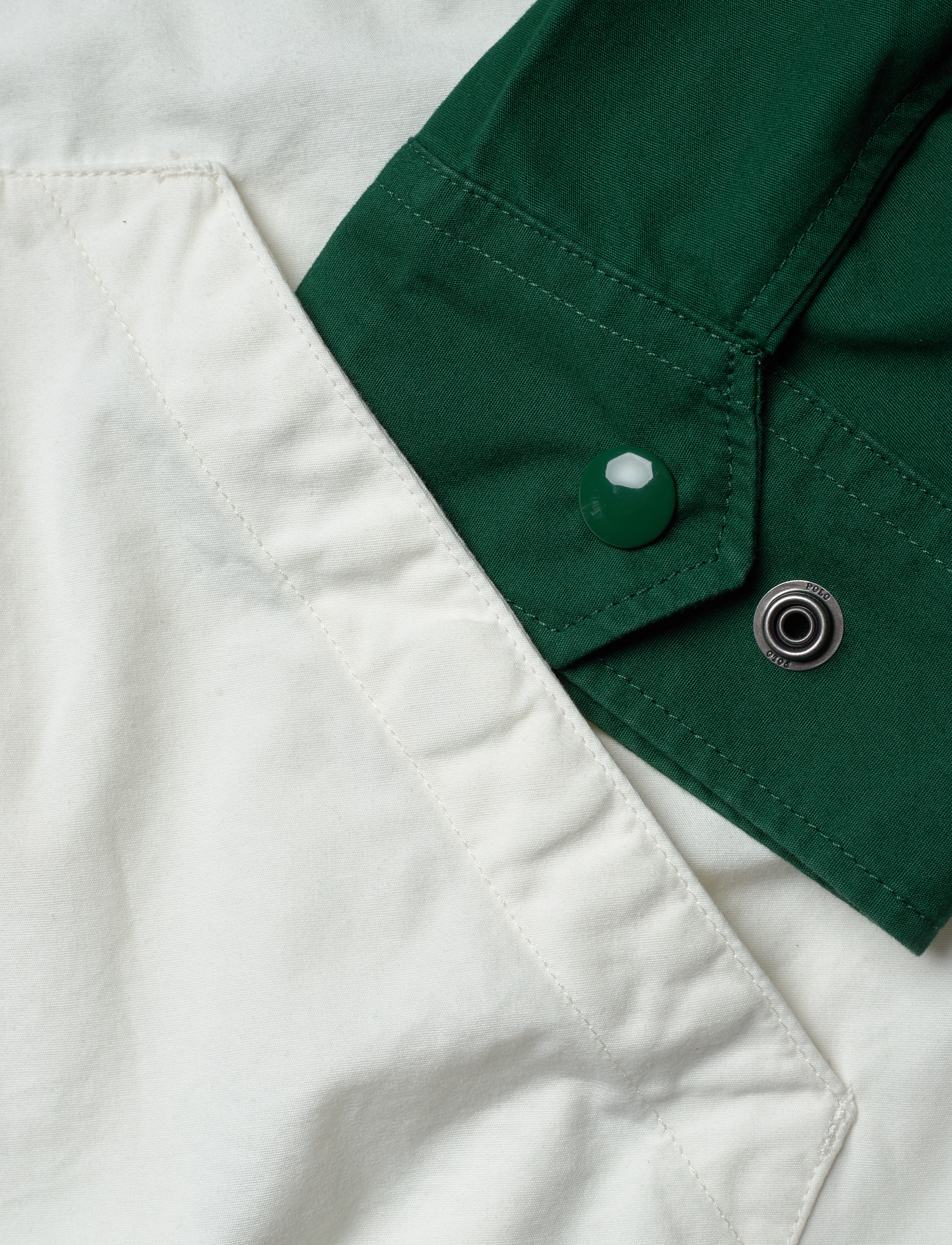 Polo Ralph Lauren - The Bayport Color-Blocked Poplin Jacket - vestes légères use default - new forest multi - 3