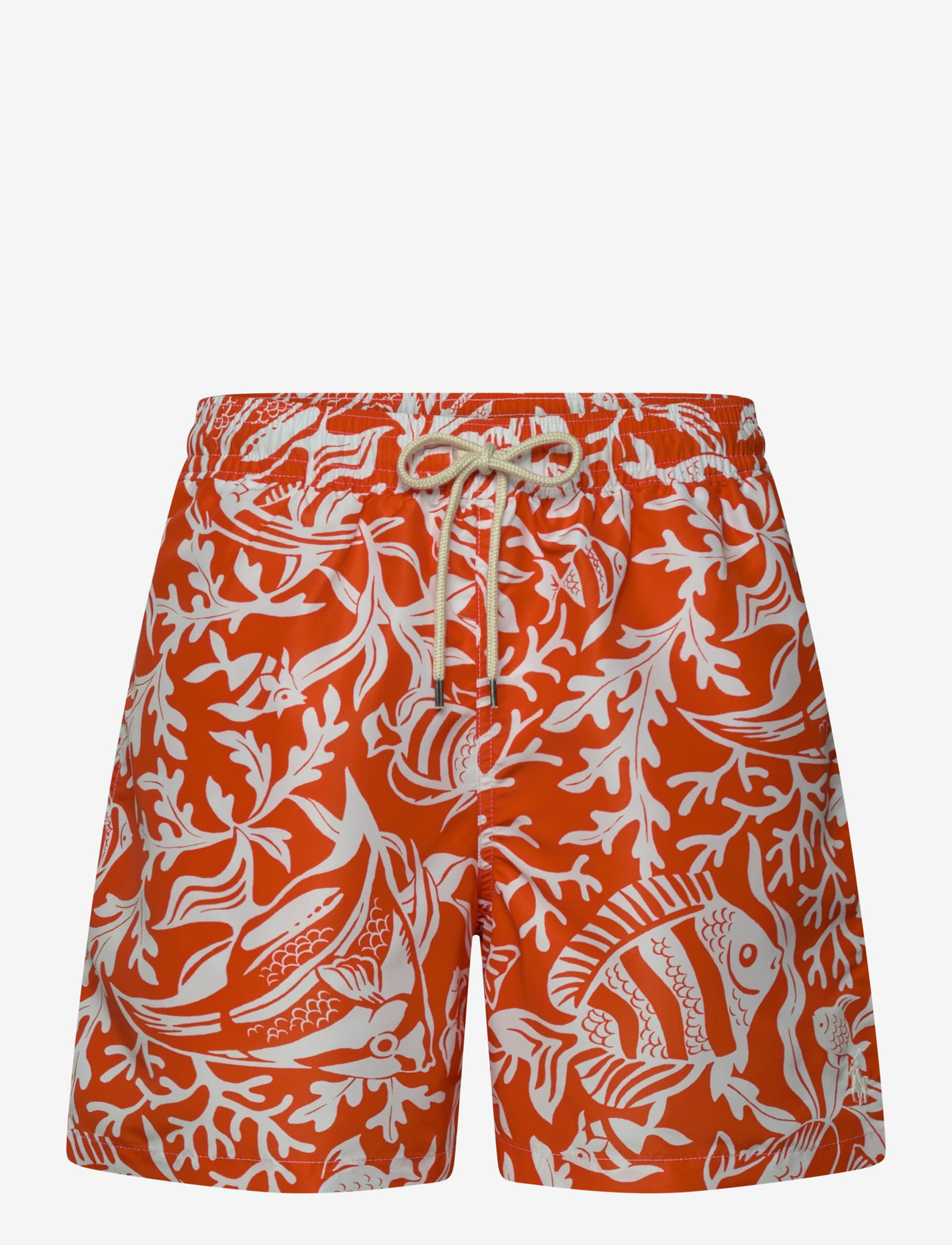 Polo Ralph Lauren - 5.75-Inch Traveler Classic Swim Trunk - badeshorts - fish coral- orang - 0